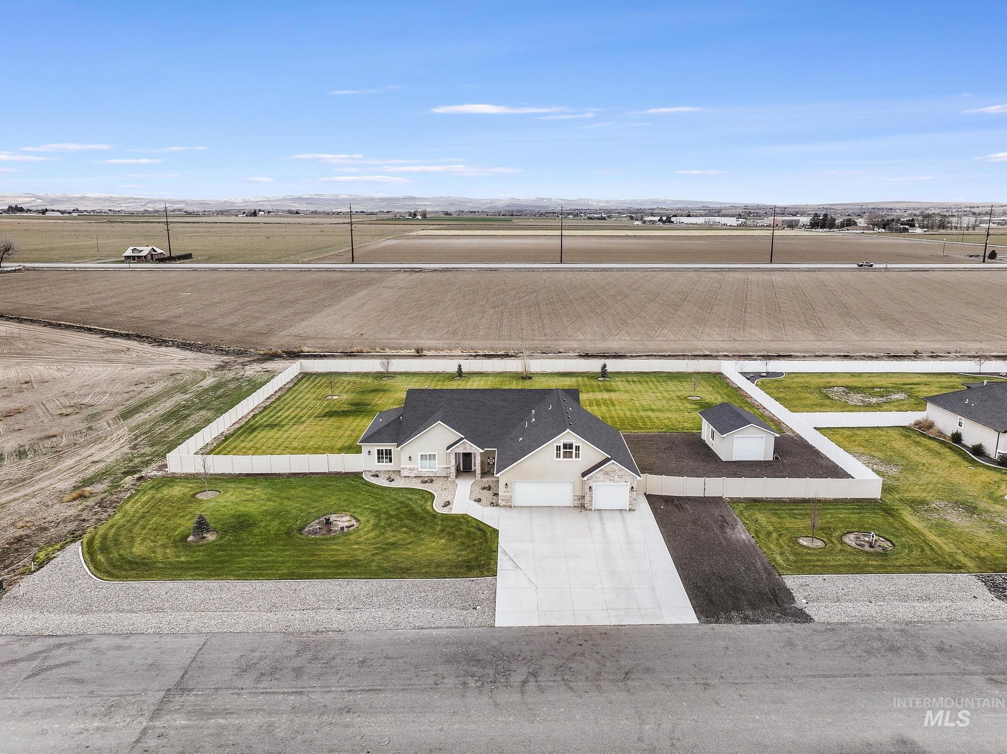 View of rural area featuring farmland
