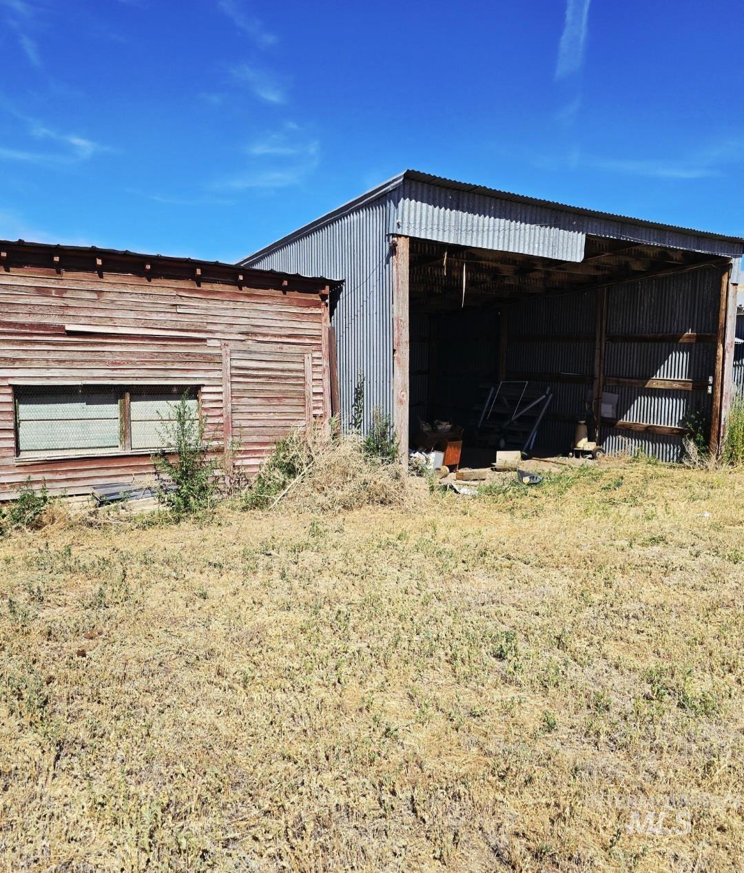 View of pole building