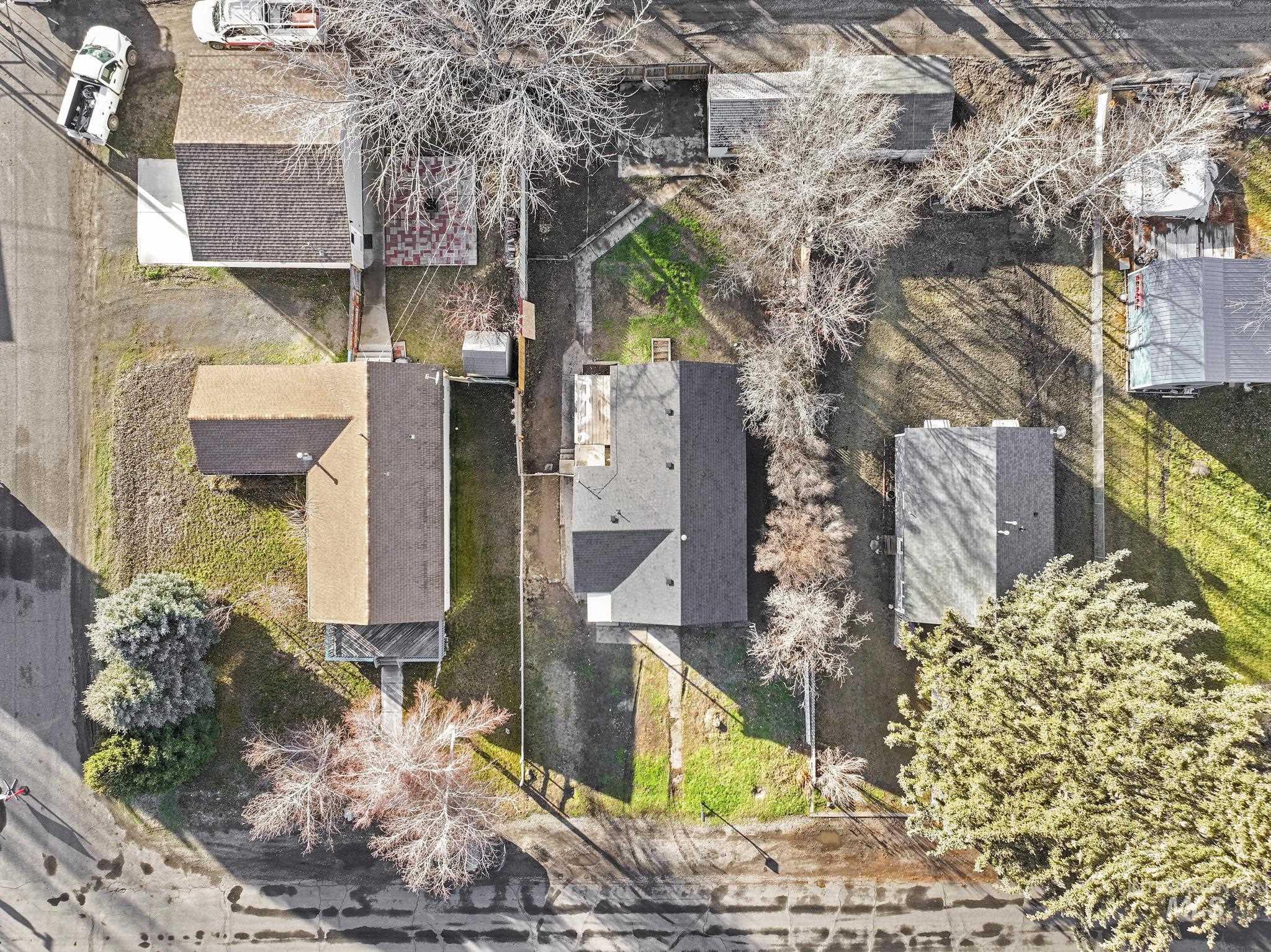 Aerial view of property's location