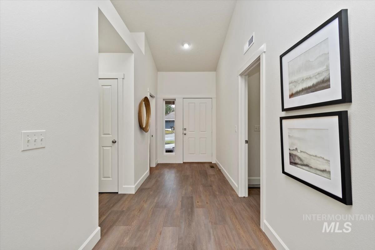 Hall featuring LVP floors