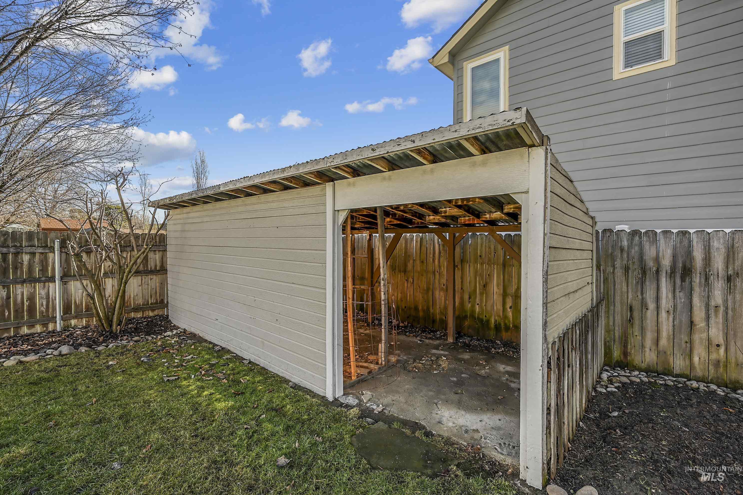 View of outdoor structure