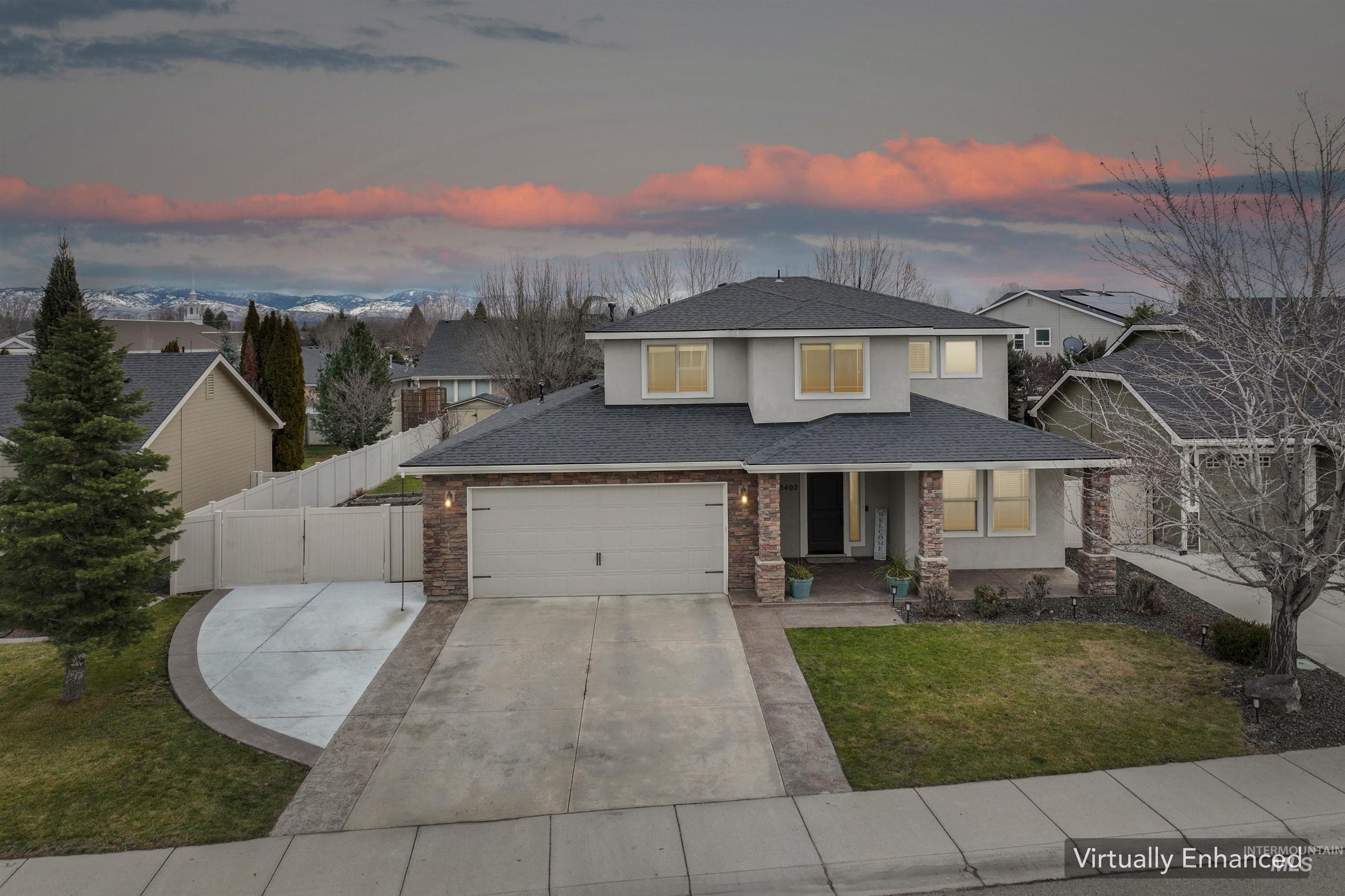 5402 N Sun Shimmer Ave., Meridian, Idaho 83646, 4 Bedrooms, 2.5 Bathrooms, Residential For Sale, Price $589,900,MLS 98971247