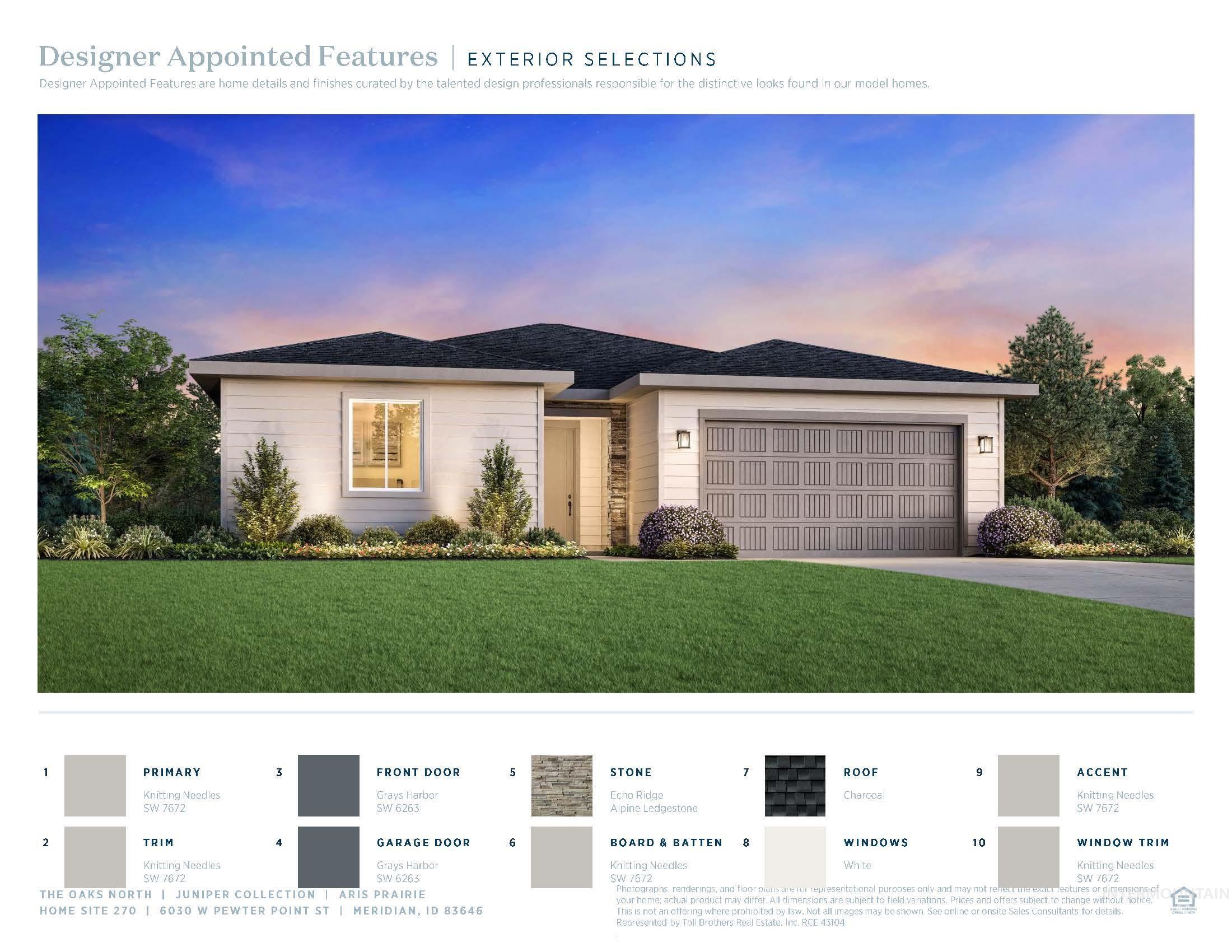 View of miscellaneous listing collateral