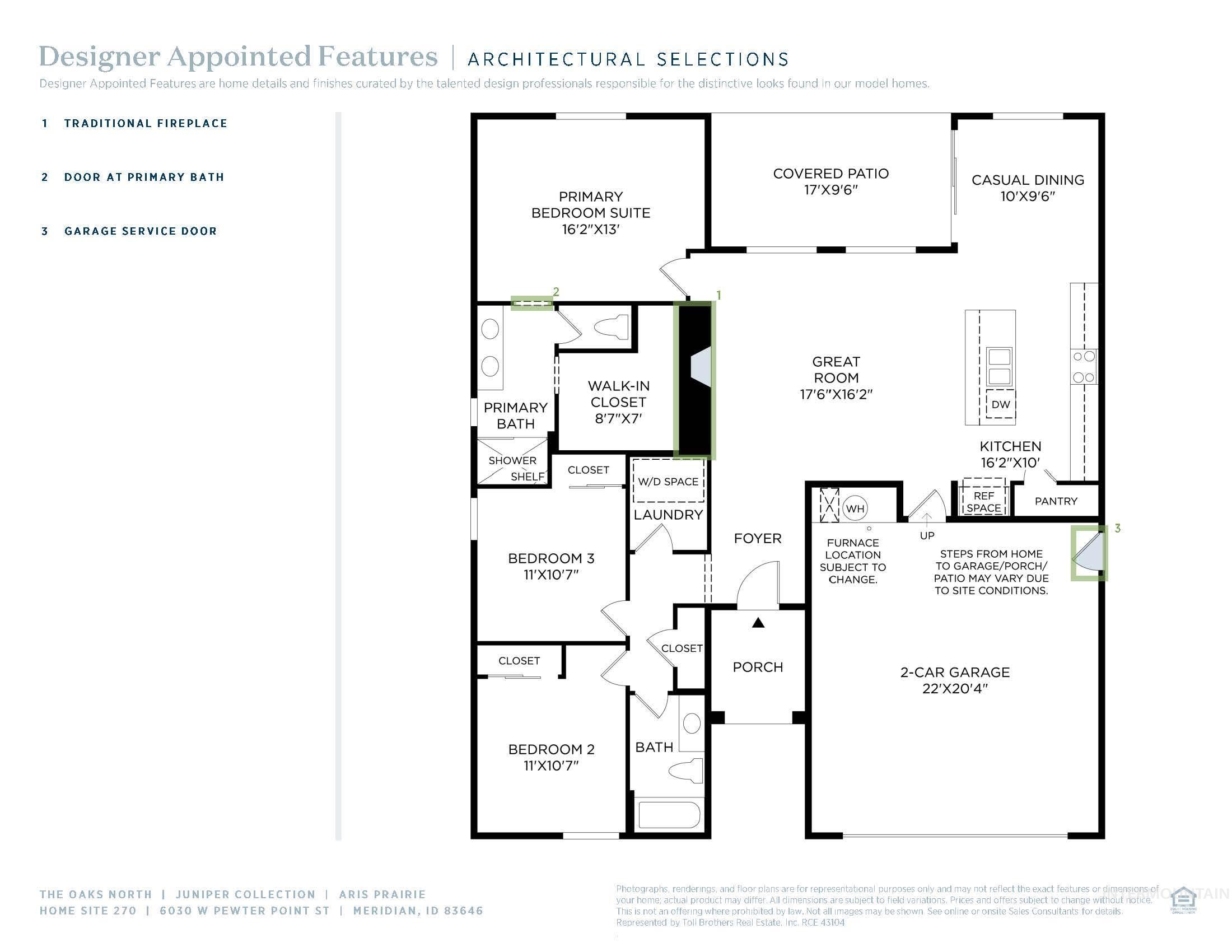 View of home floor plan