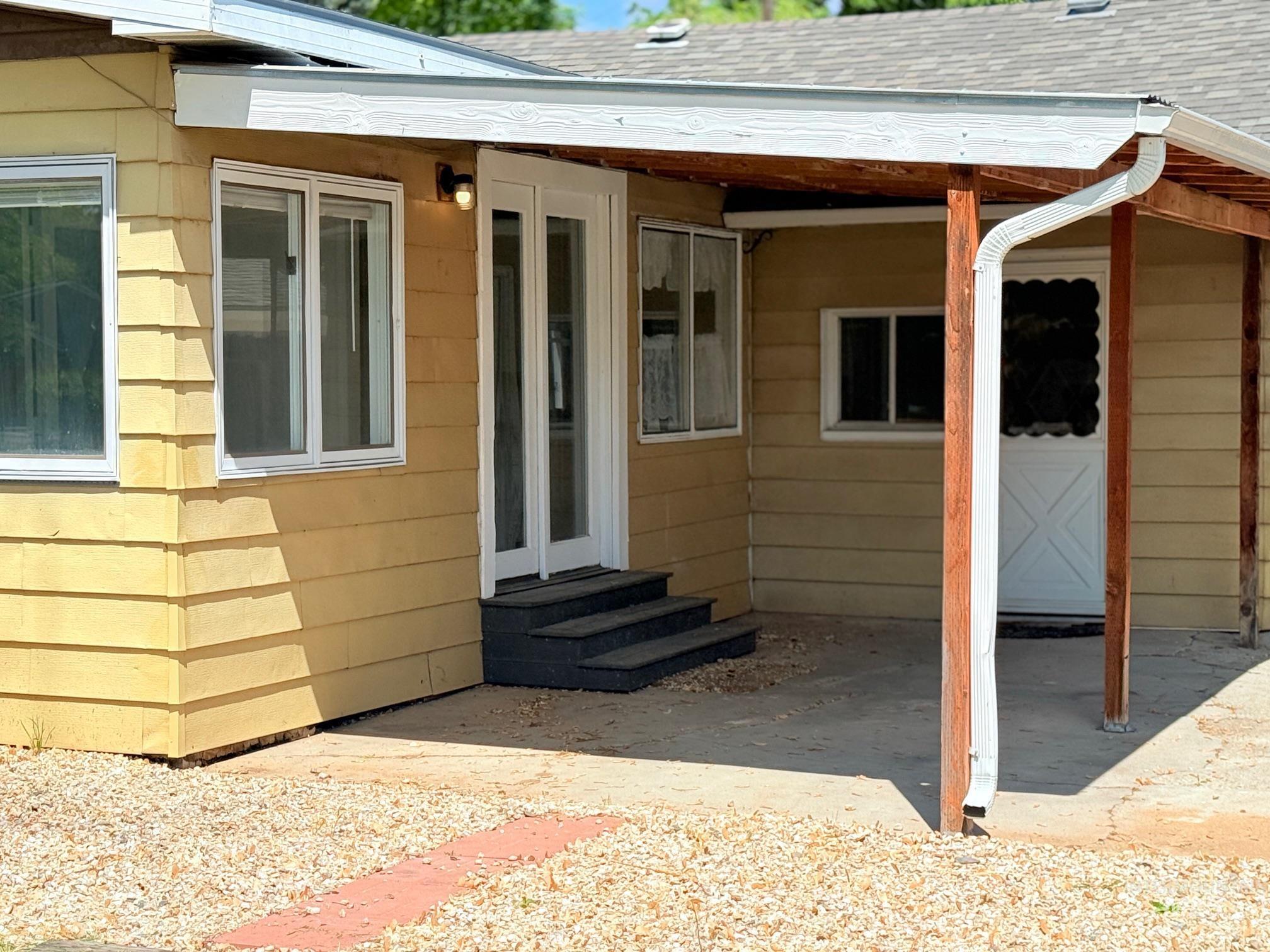 View of exterior entry