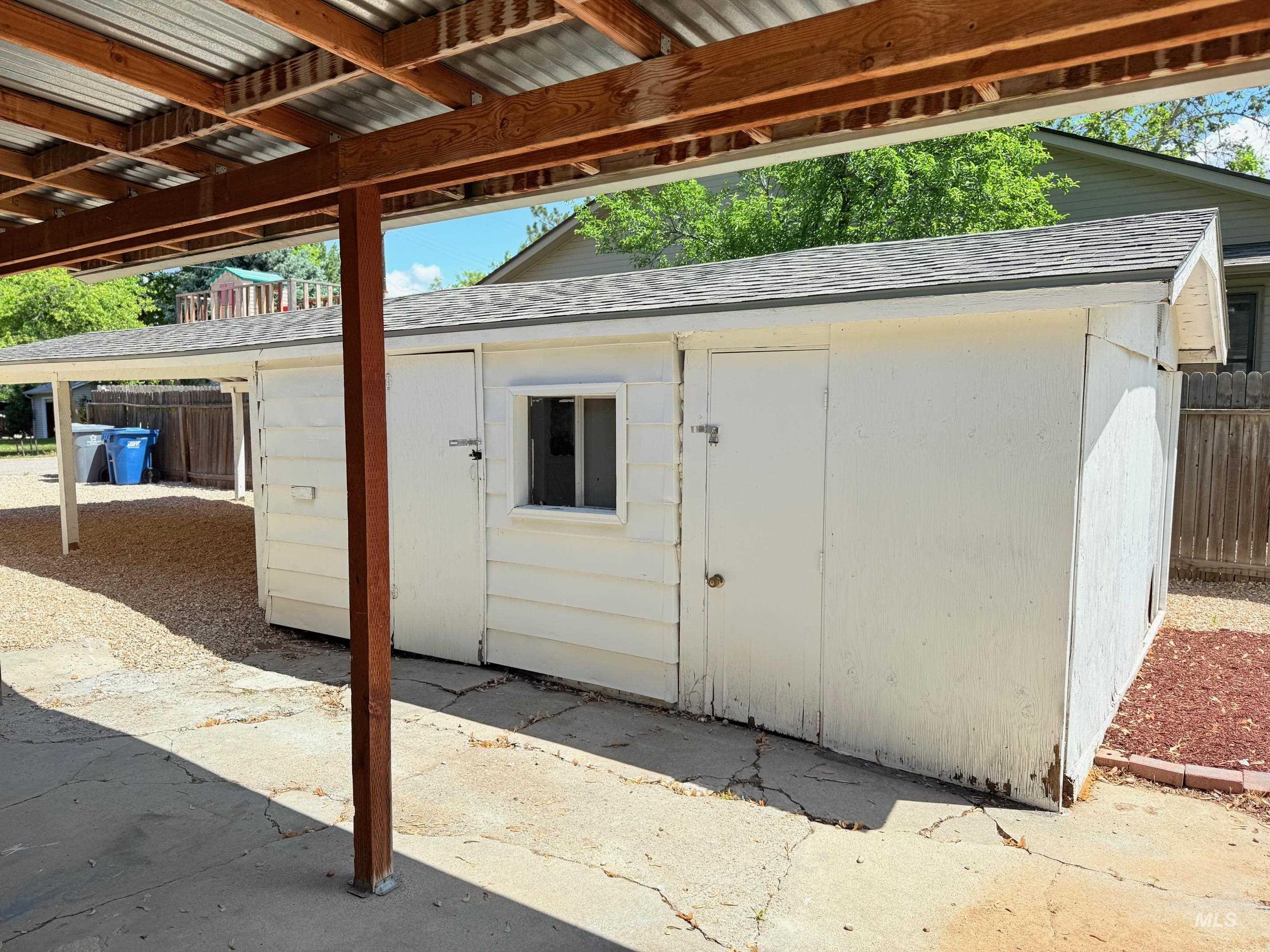 View of shed