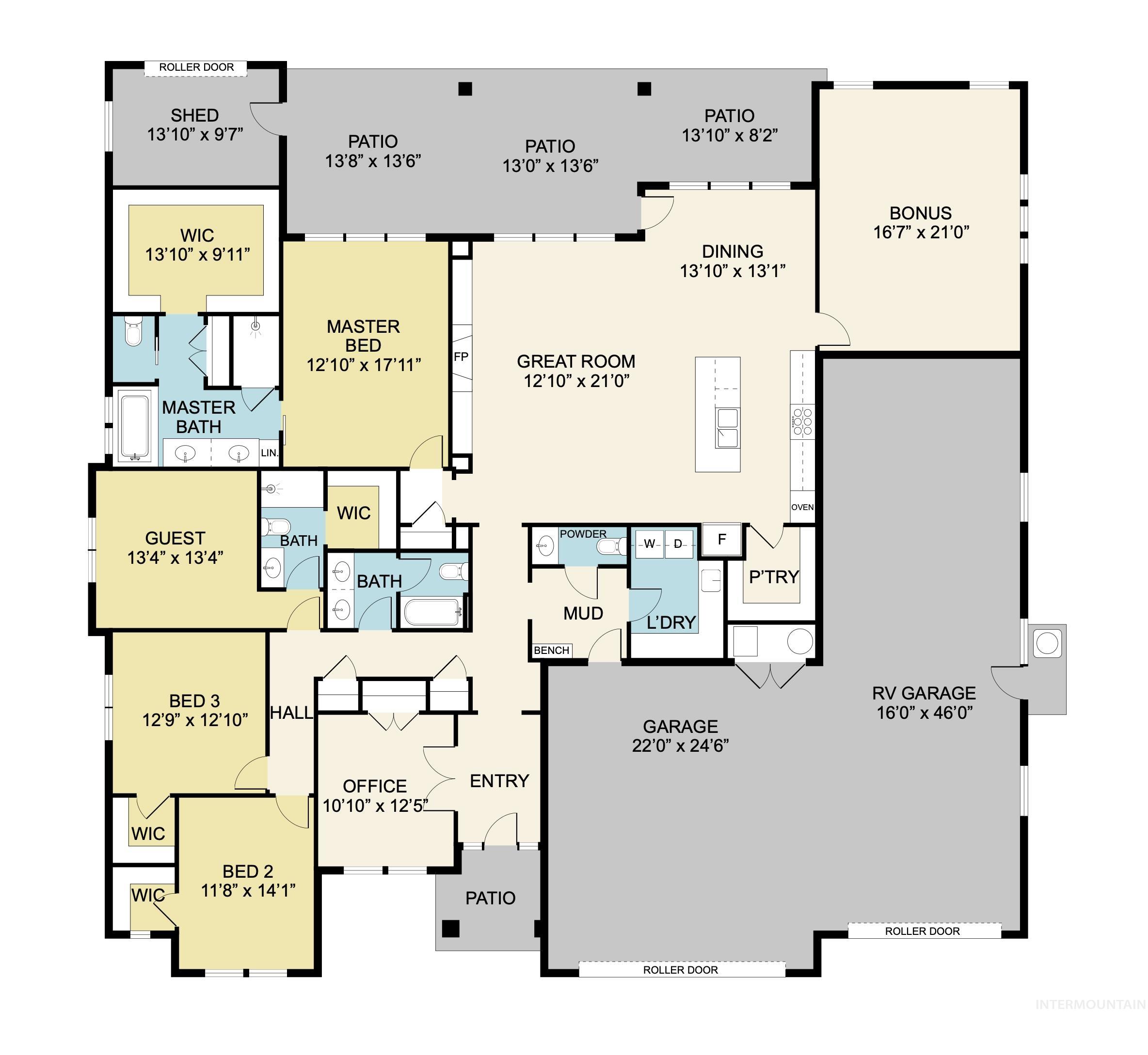 6282 W Evita St., Eagle, Idaho 83616, 4 Bedrooms, 3.5 Bathrooms, Residential For Sale, Price $1,239,500,MLS 98971297