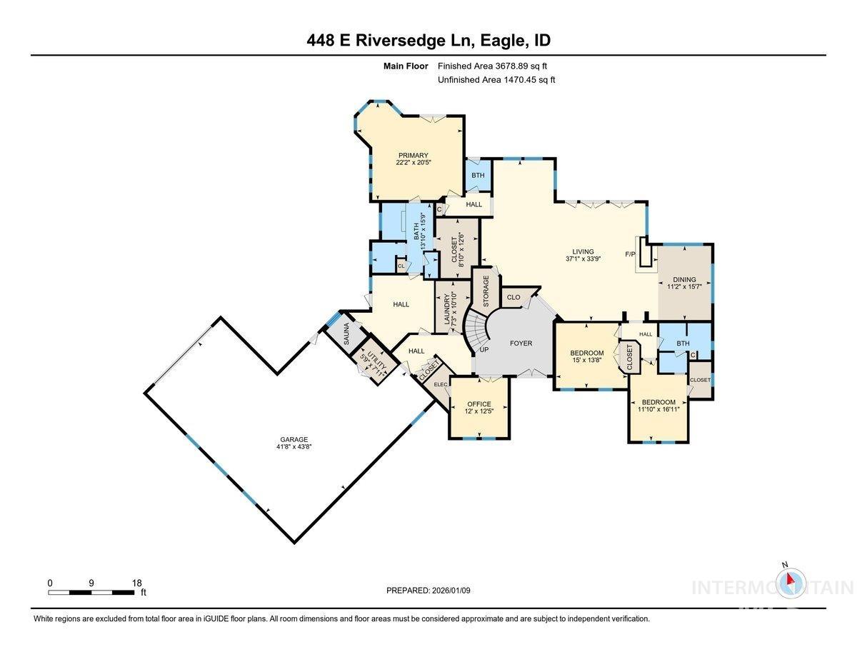448 E Riversedge Ln, Eagle, Idaho 83616-6843, 4 Bedrooms, 3.5 Bathrooms, Residential For Sale, Price $2,890,000,MLS 98971361