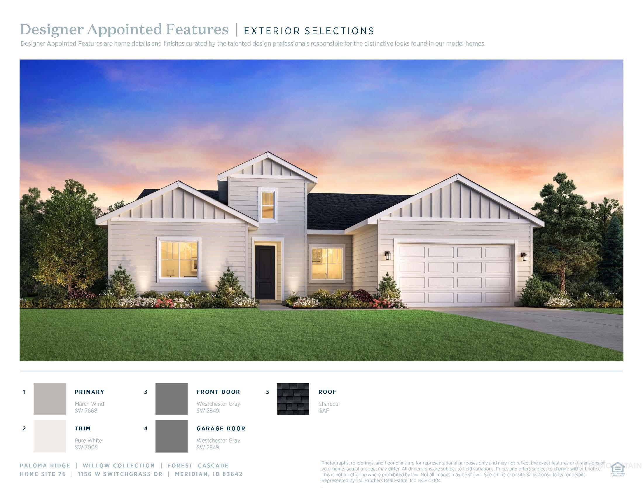 1156 W Switchgrass Dr, Meridian, Idaho 83642, 4 Bedrooms, 3 Bathrooms, Residential For Sale, Price $689,000, 98971437