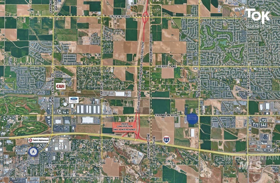 5132 W Franklin, Meridian, Idaho 83642, Land For Sale, Price $1,883,000,MLS 98971455