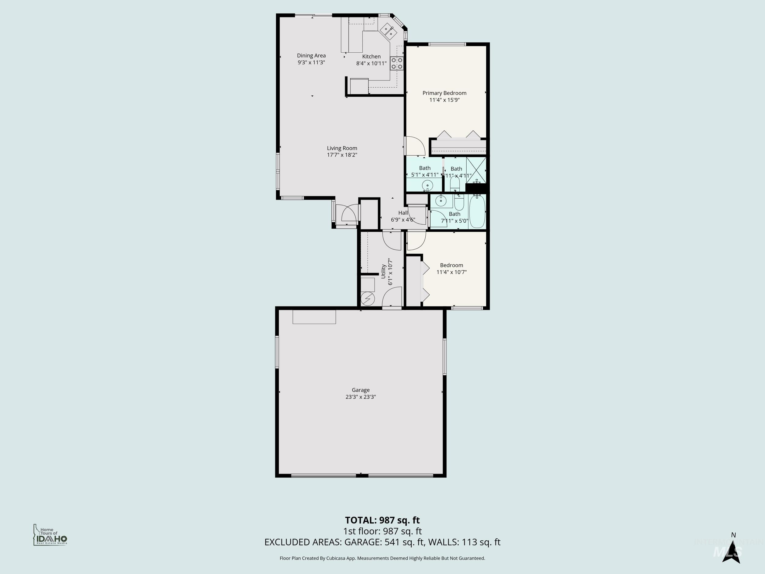 7860 W Pomona St, Boise, Idaho 83704, 2 Bedrooms, 2 Bathrooms, Residential For Sale, Price $355,000,MLS 98971657