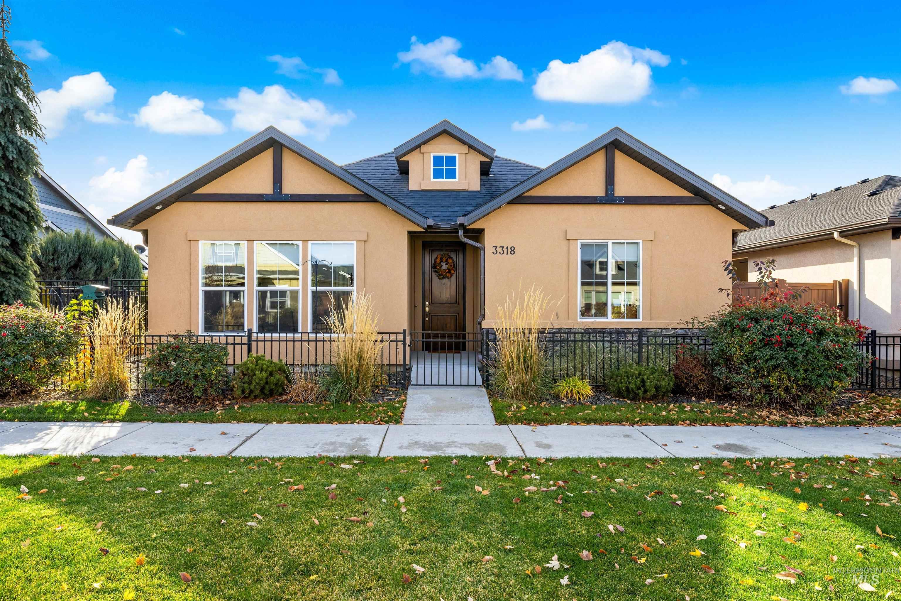 3318 N Park Crossing Ave, Meridian, Idaho 83646, 3 Bedrooms, 2 Bathrooms, Residential For Sale, Price $499,900, 98971670