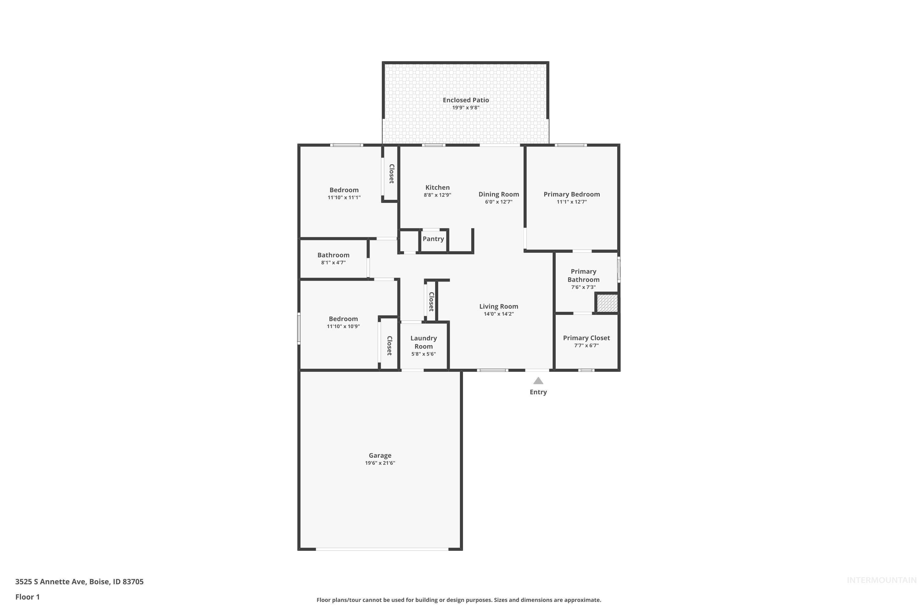 3525 S Annette Ave, Boise, Idaho 83705, 3 Bedrooms, 2 Bathrooms, Residential For Sale, Price $459,000,MLS 98971673