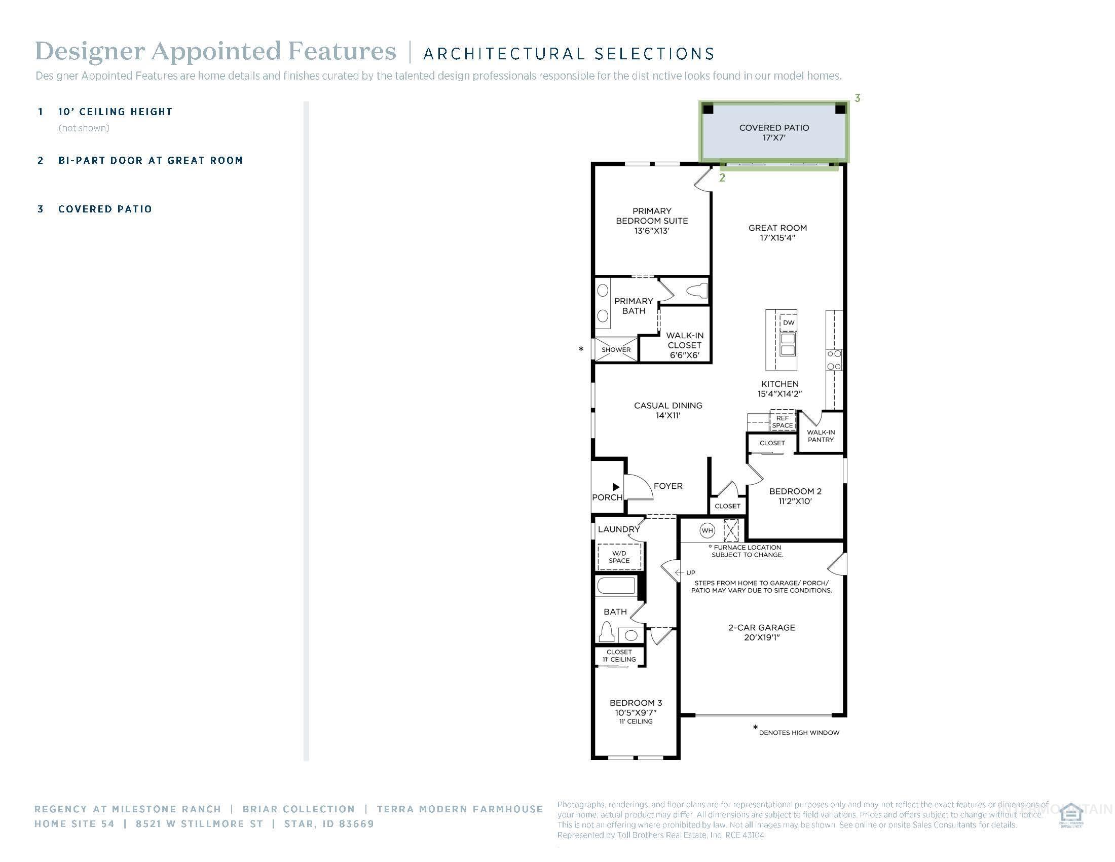 8521 W Stillmore St, Star, Idaho 83669, 3 Bedrooms, 2 Bathrooms, Residential For Sale, Price $529,000, 98971731