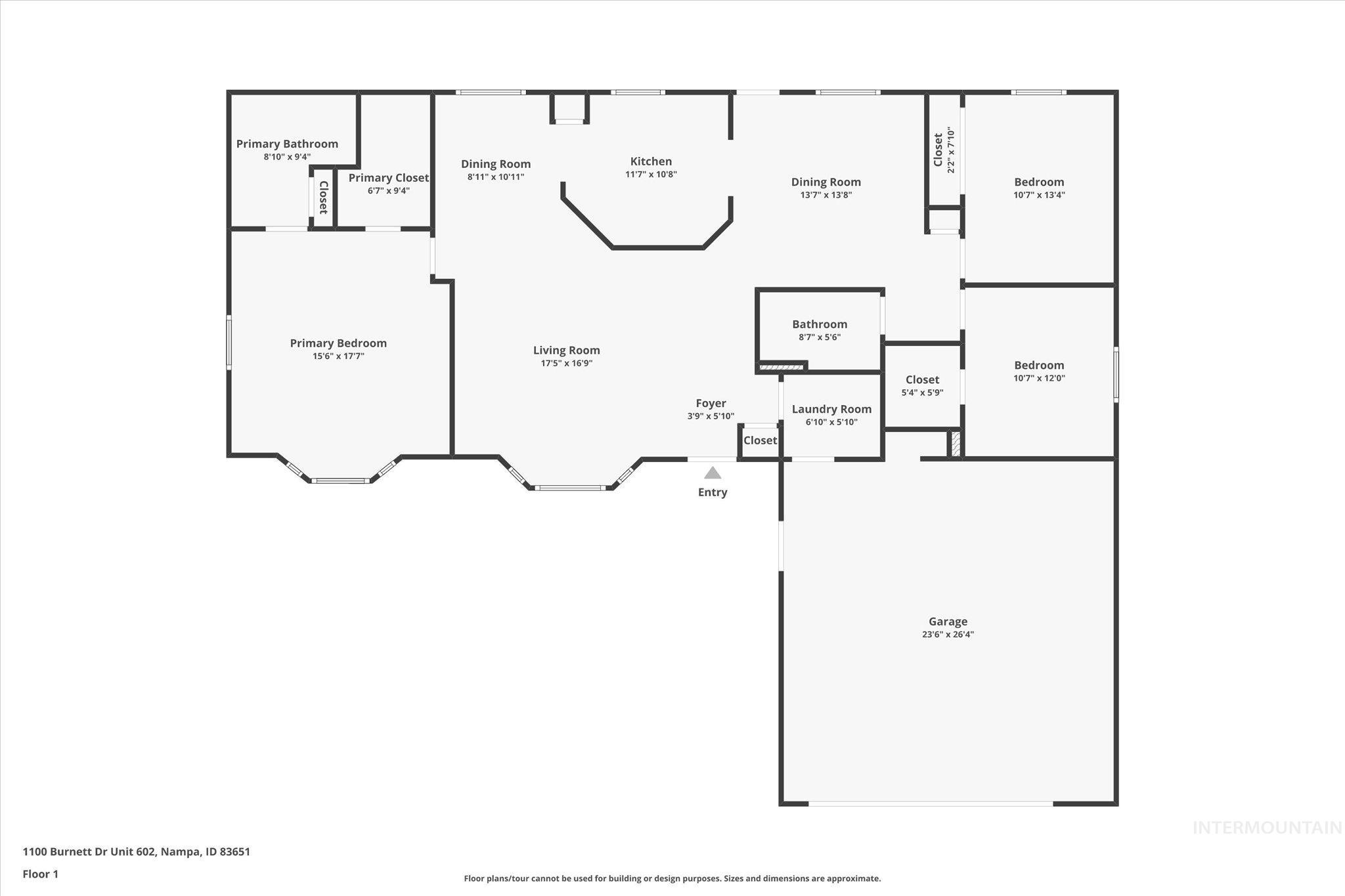 1100 Burnett Dr #602, Nampa, Idaho 83651, 3 Bedrooms, 2 Bathrooms, Residential For Sale, Price $324,000,MLS 98971796