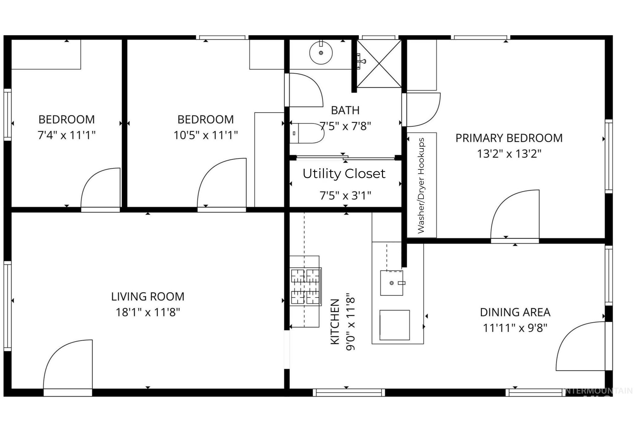 742 Grant, Twin Falls, Idaho 83301, 3 Bedrooms, 1 Bathroom, Residential For Sale, Price $310,000,MLS 98971864