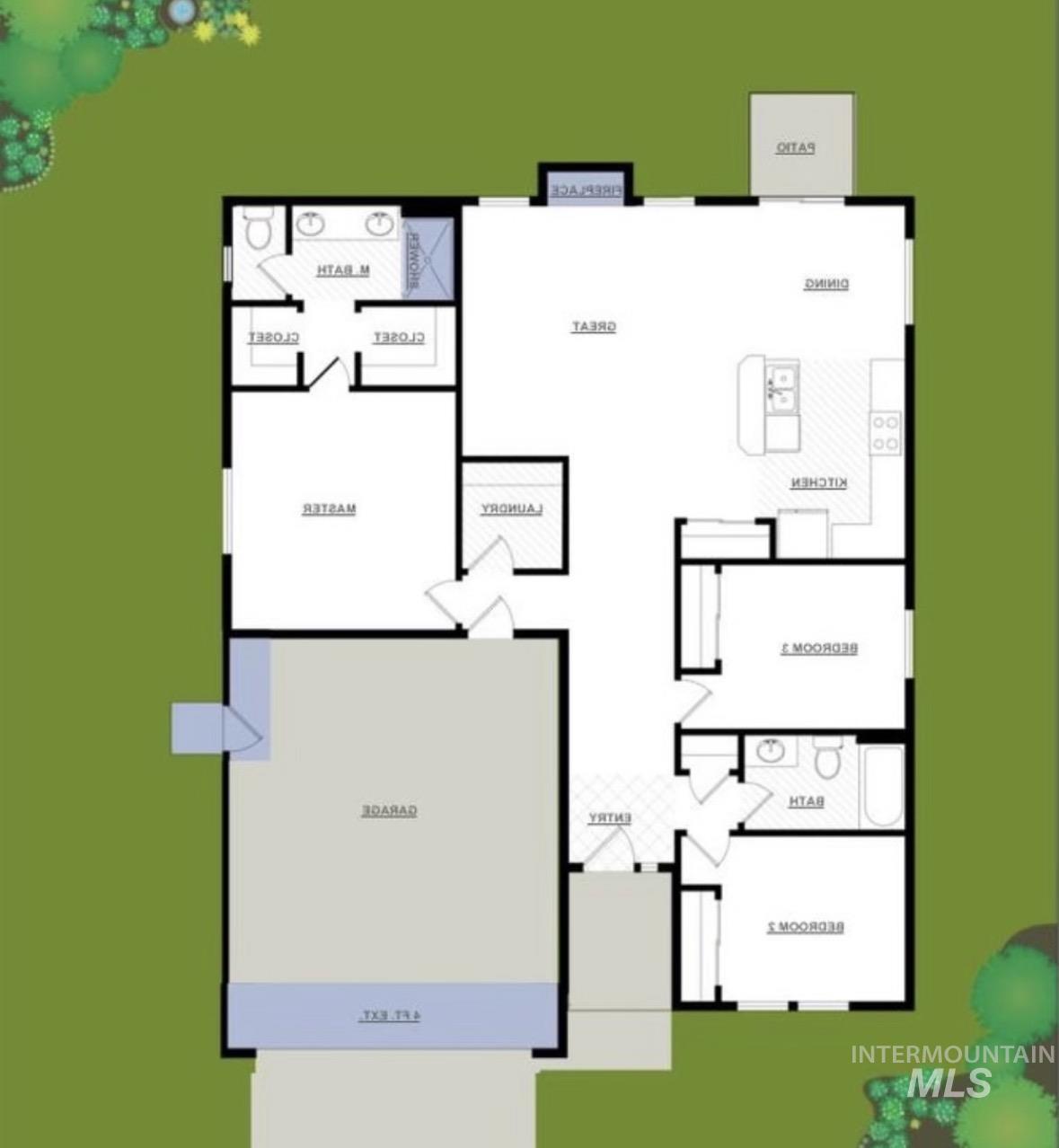 11677 W Baserri Dr, Boise, Idaho 83709-1307, 3 Bedrooms, 2 Bathrooms, Residential For Sale, Price $424,900,MLS 98972021