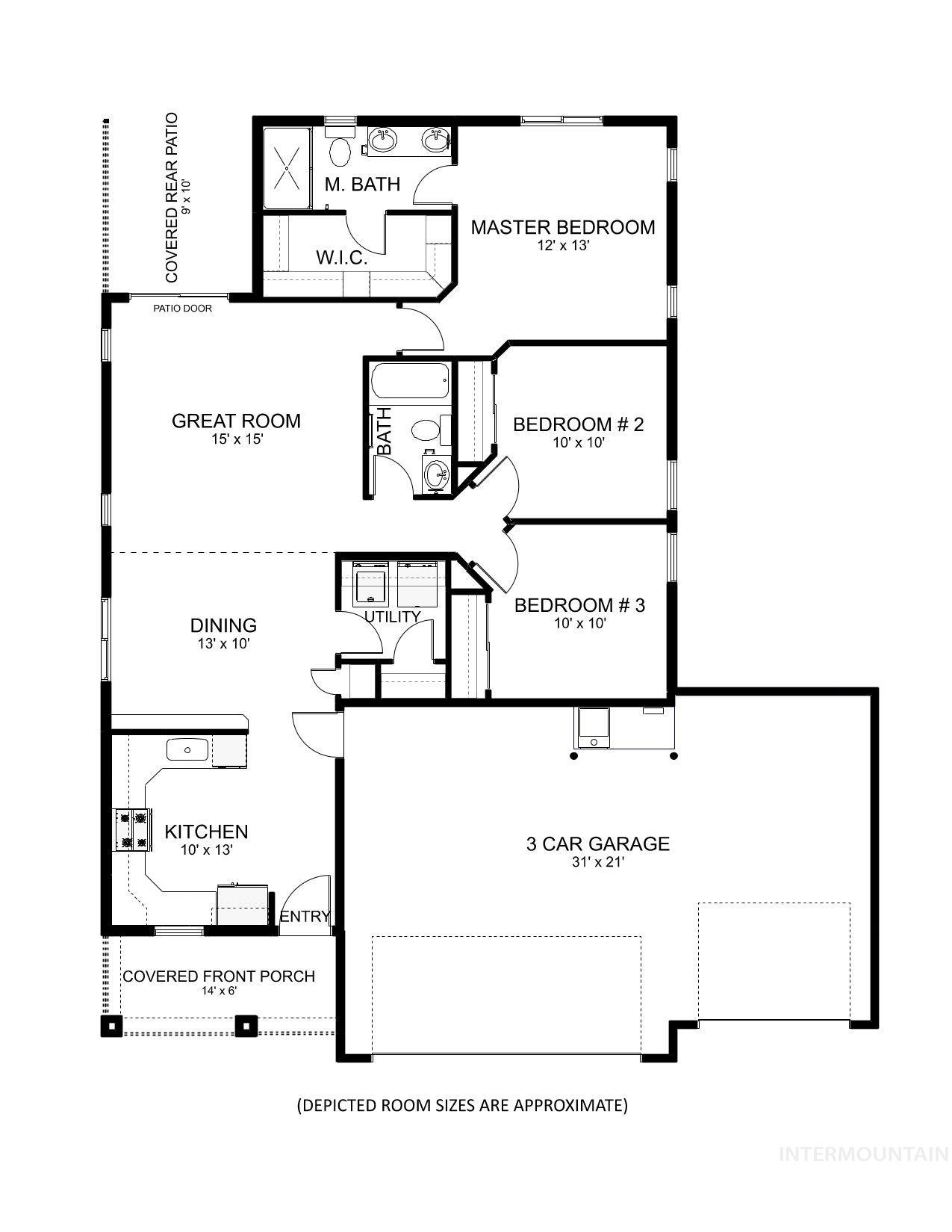 975 Twilight St, Weiser, Idaho 83672, 3 Bedrooms, 2 Bathrooms, Residential For Sale, Price $353,799,MLS 98972230