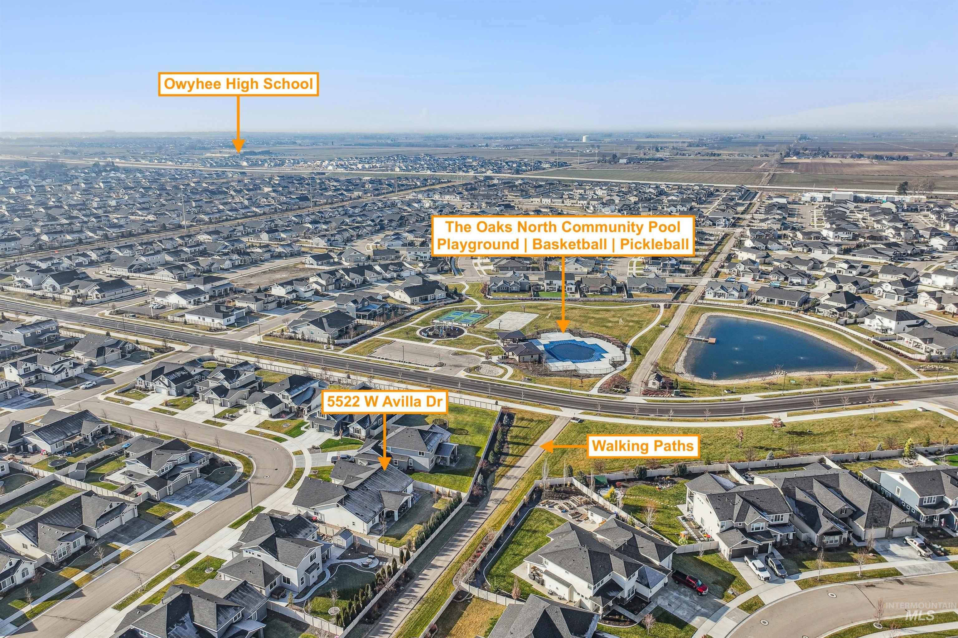 5522 W Avilla Drive, Meridian, Idaho 83646, 3 Bedrooms, 2.5 Bathrooms, Residential For Sale, Price $765,000,MLS 98972250