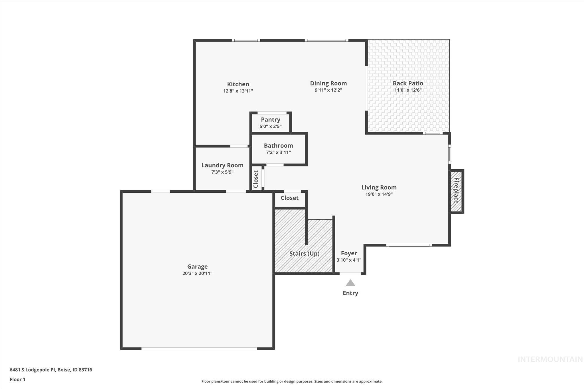 6481 S Lodgepole Pl, Boise, Idaho 83716-7117, 3 Bedrooms, 2.5 Bathrooms, Residential For Sale, Price $525,000,MLS 98972360