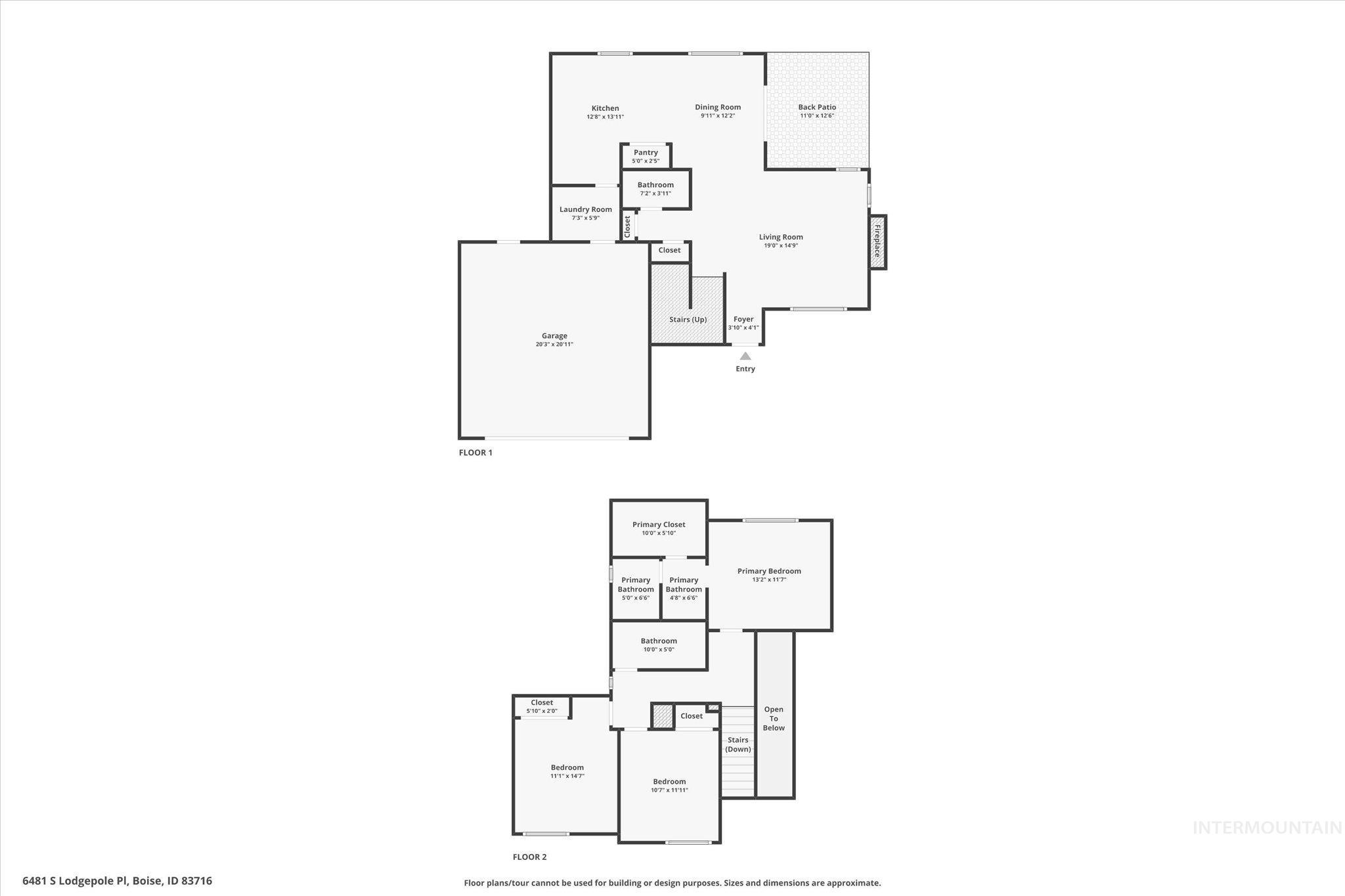 6481 S Lodgepole Pl, Boise, Idaho 83716-7117, 3 Bedrooms, 2.5 Bathrooms, Residential For Sale, Price $525,000,MLS 98972360