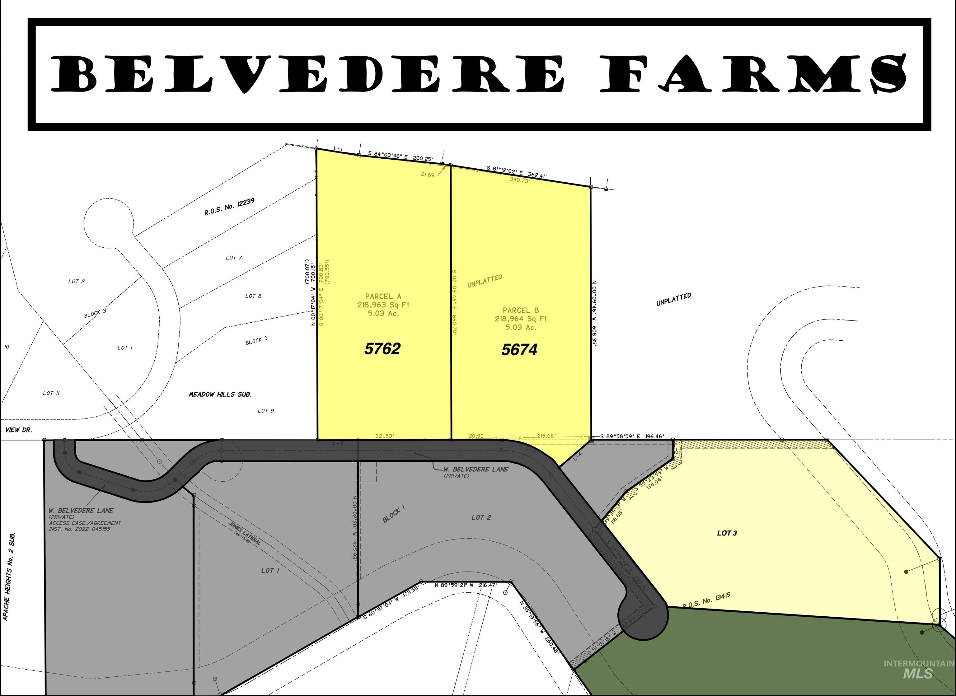 5762 W Belvedere Lane, Meridian, Idaho 83642, Land For Sale, Price $458,000,MLS 98972612