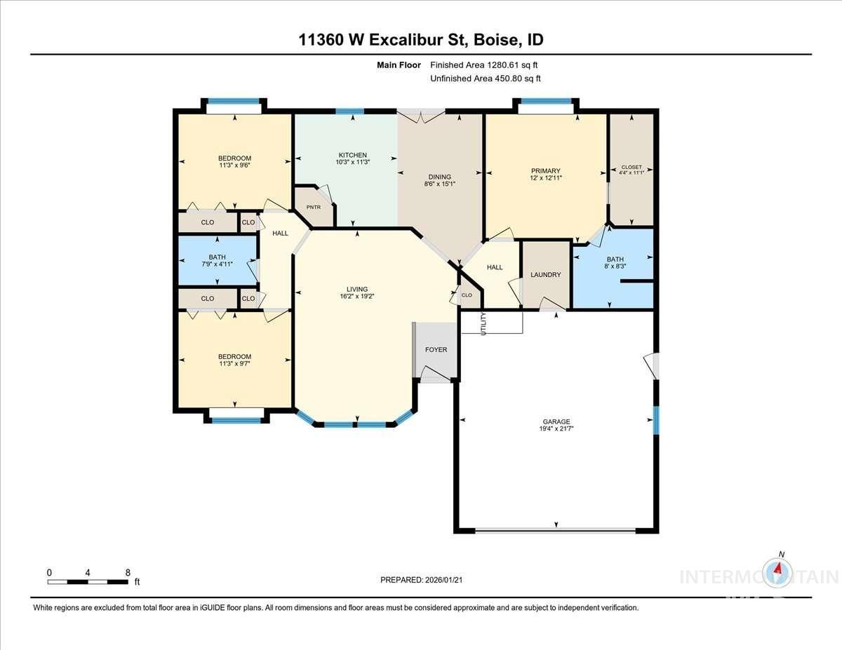 11360 W Excalibur, Boise, Idaho 83713, 3 Bedrooms, 2 Bathrooms, Residential For Sale, Price $399,999,MLS 98972638