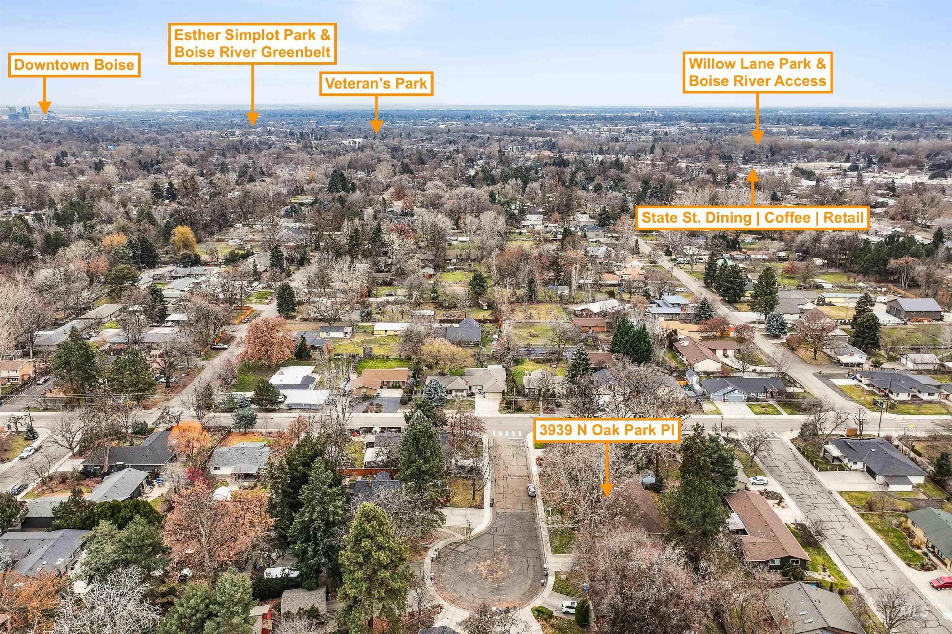 3939 N Oak Park Place, Boise, Idaho 83703, 4 Bedrooms, 2 Bathrooms, Residential For Sale, Price $635,900,MLS 98972661