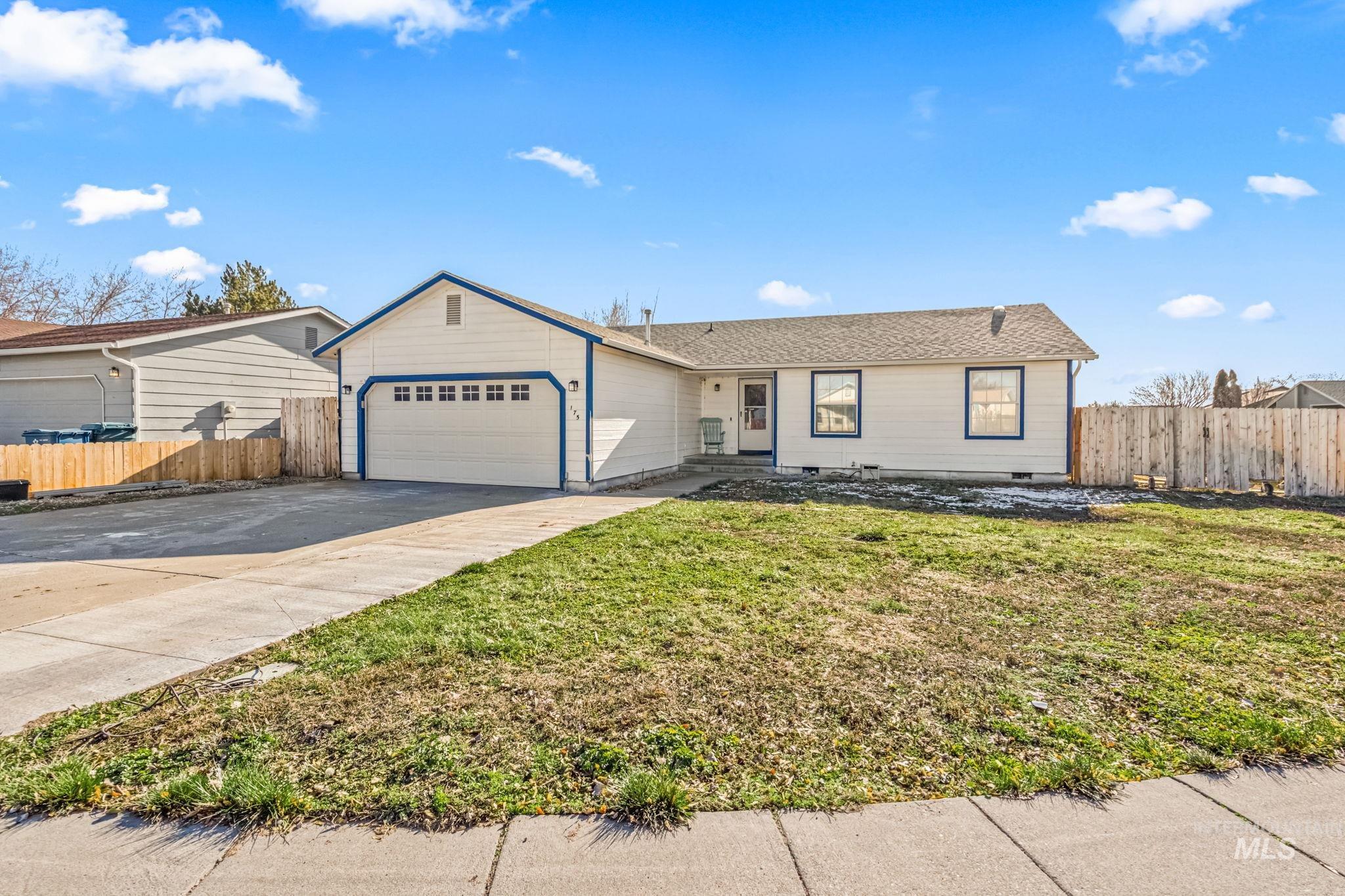 175 Del Mar St, Mountain Home, Idaho 83647, 3 Bedrooms, 2 Bathrooms, Residential For Sale, Price $329,900,MLS 98972787