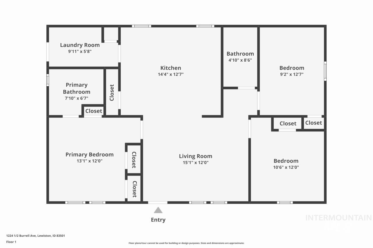 1224 1/2 Burrell Ave, Lewiston, Idaho 83501, 3 Bedrooms, 2 Bathrooms, Residential For Sale, Price $325,000,MLS 98972932