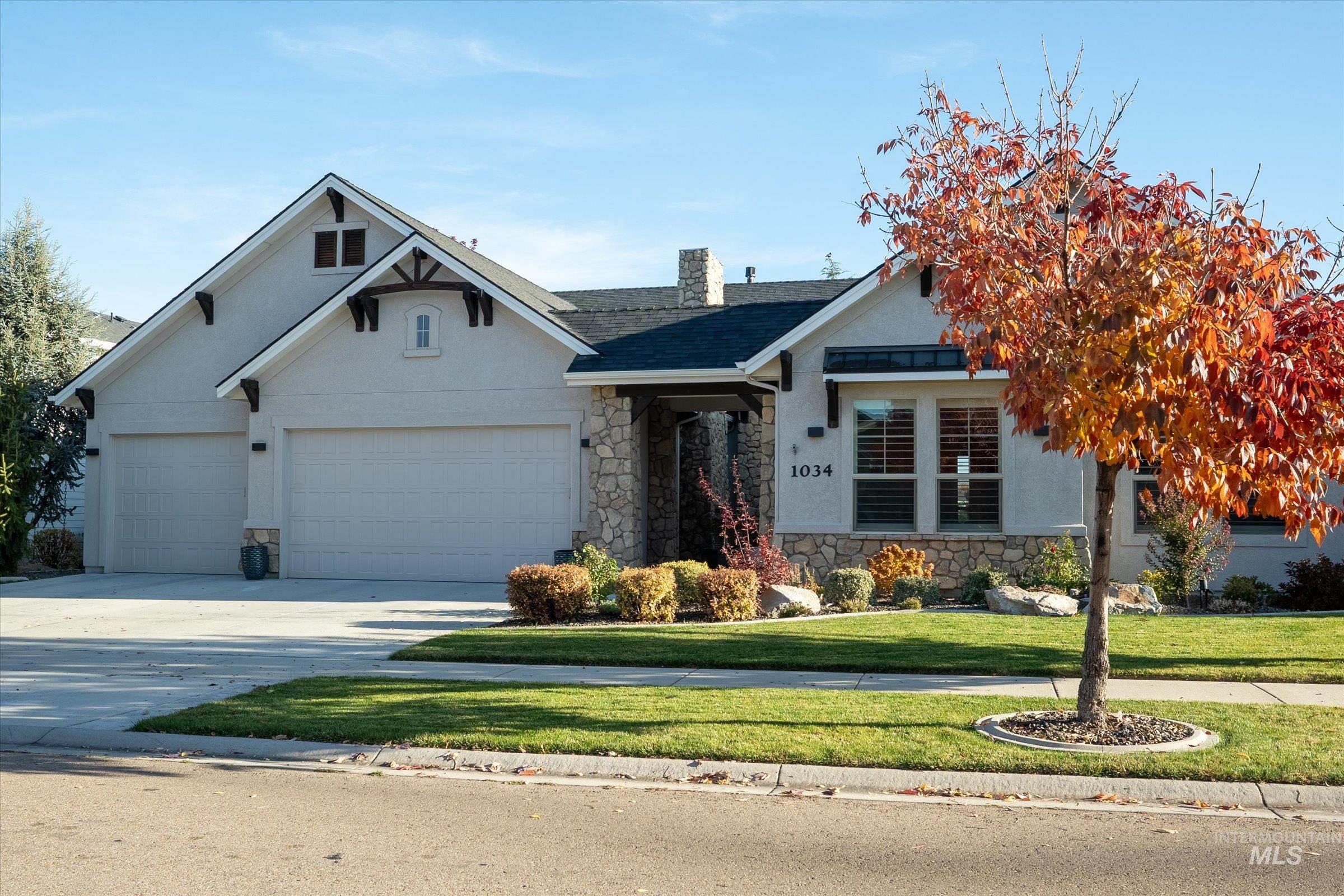 1034 E Radiant Ridge Dr, Meridian, Idaho 83642, 4 Bedrooms, 2.5 Bathrooms, Residential For Sale, Price $829,000,MLS 98973156