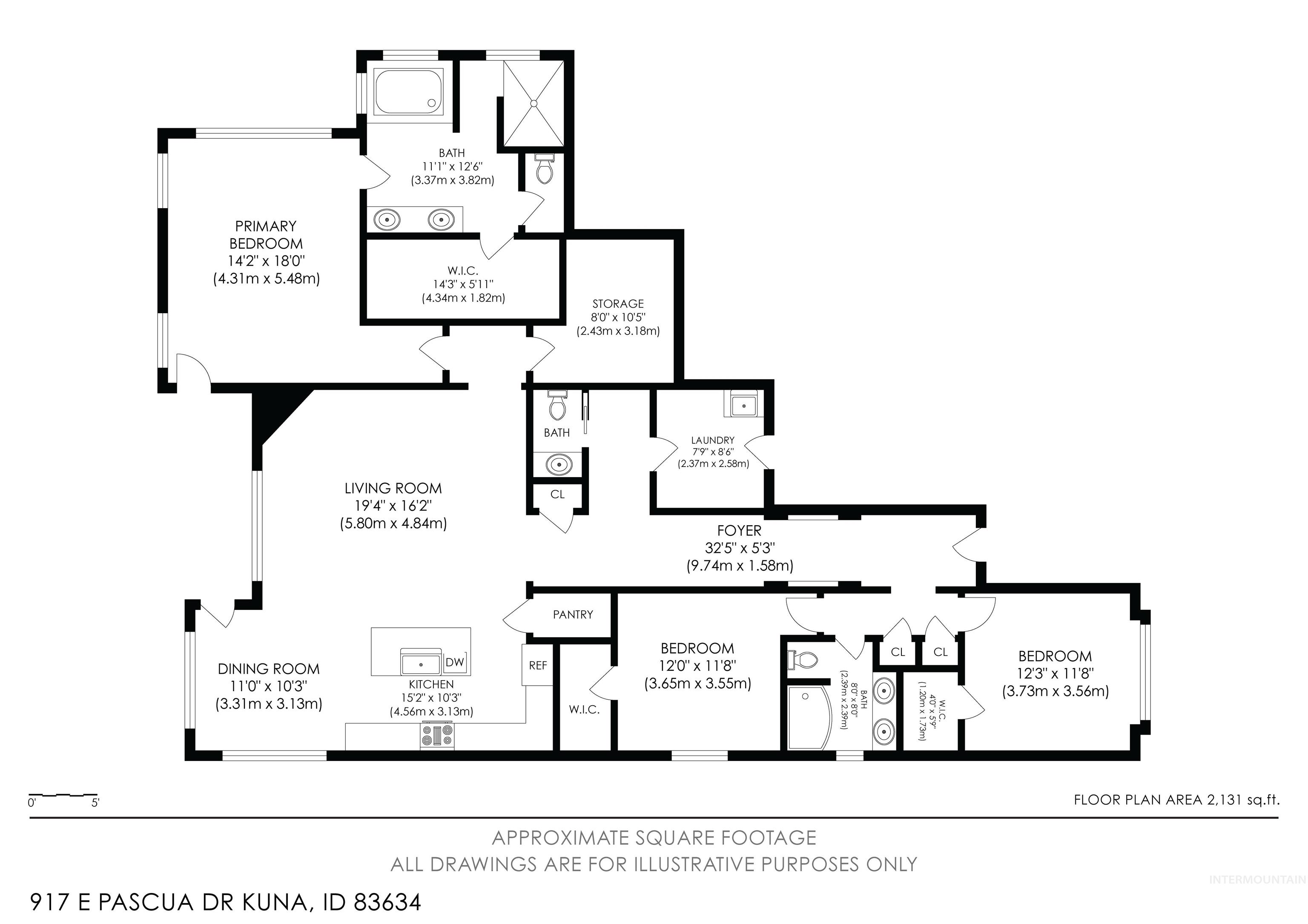 917 Pascua Dr, Kuna, Idaho 83634, 3 Bedrooms, 2.5 Bathrooms, Residential For Sale, Price $635,000, 98973349