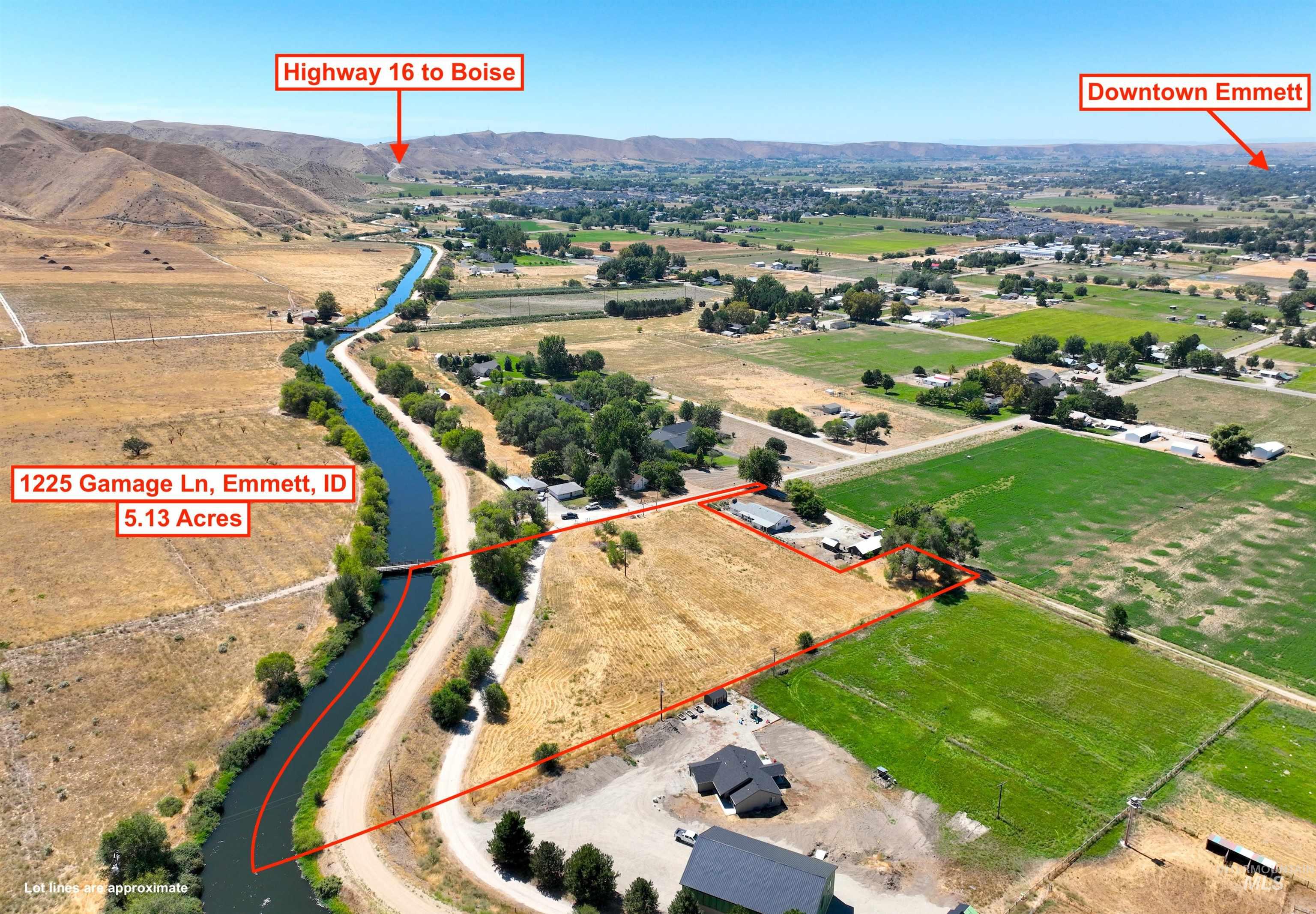 1225 Gamage Ln ., Emmett, Idaho 83617, Land For Sale, Price $335,000,MLS 98973383
