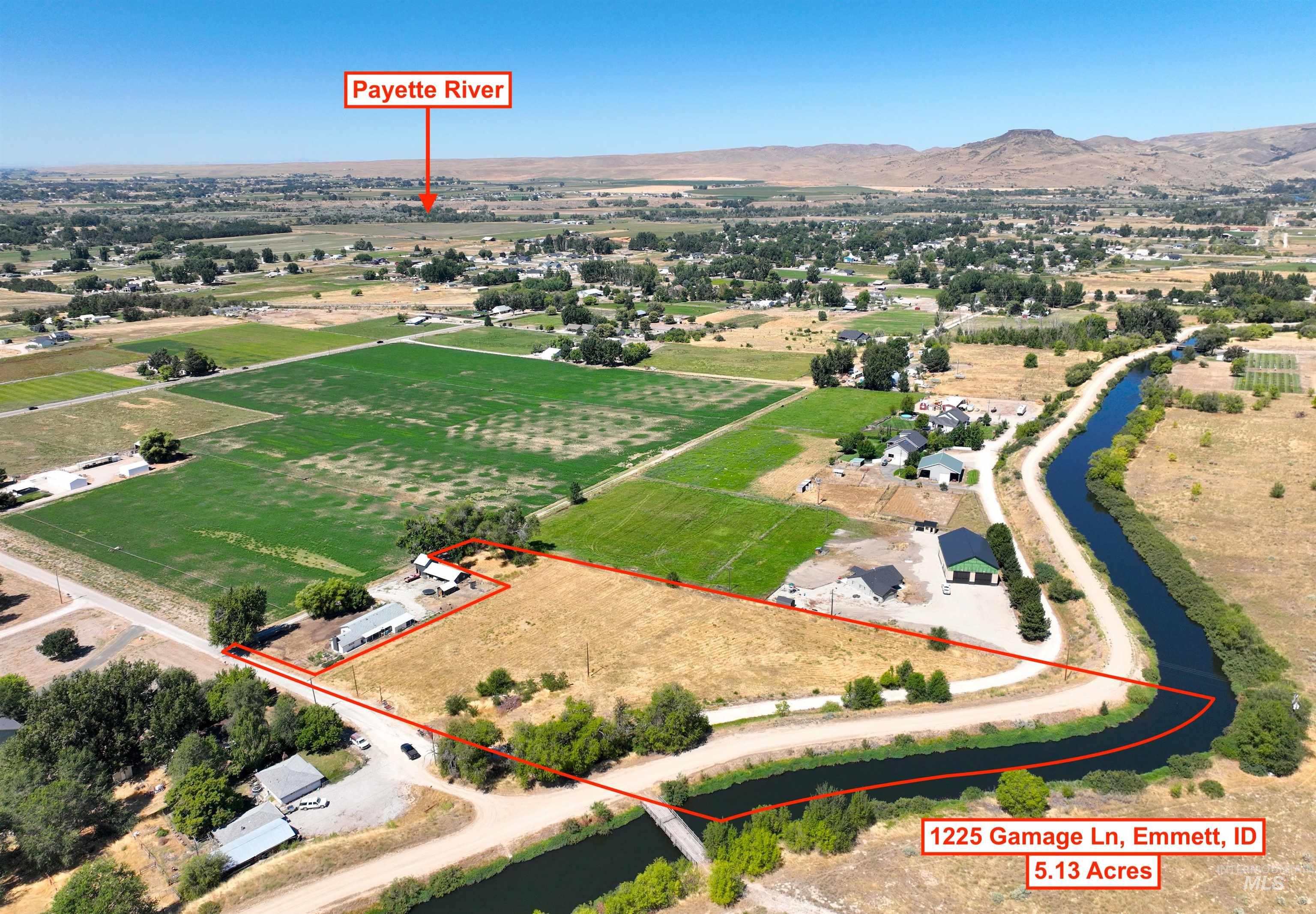 1225 Gamage Ln ., Emmett, Idaho 83617, Land For Sale, Price $335,000,MLS 98973383