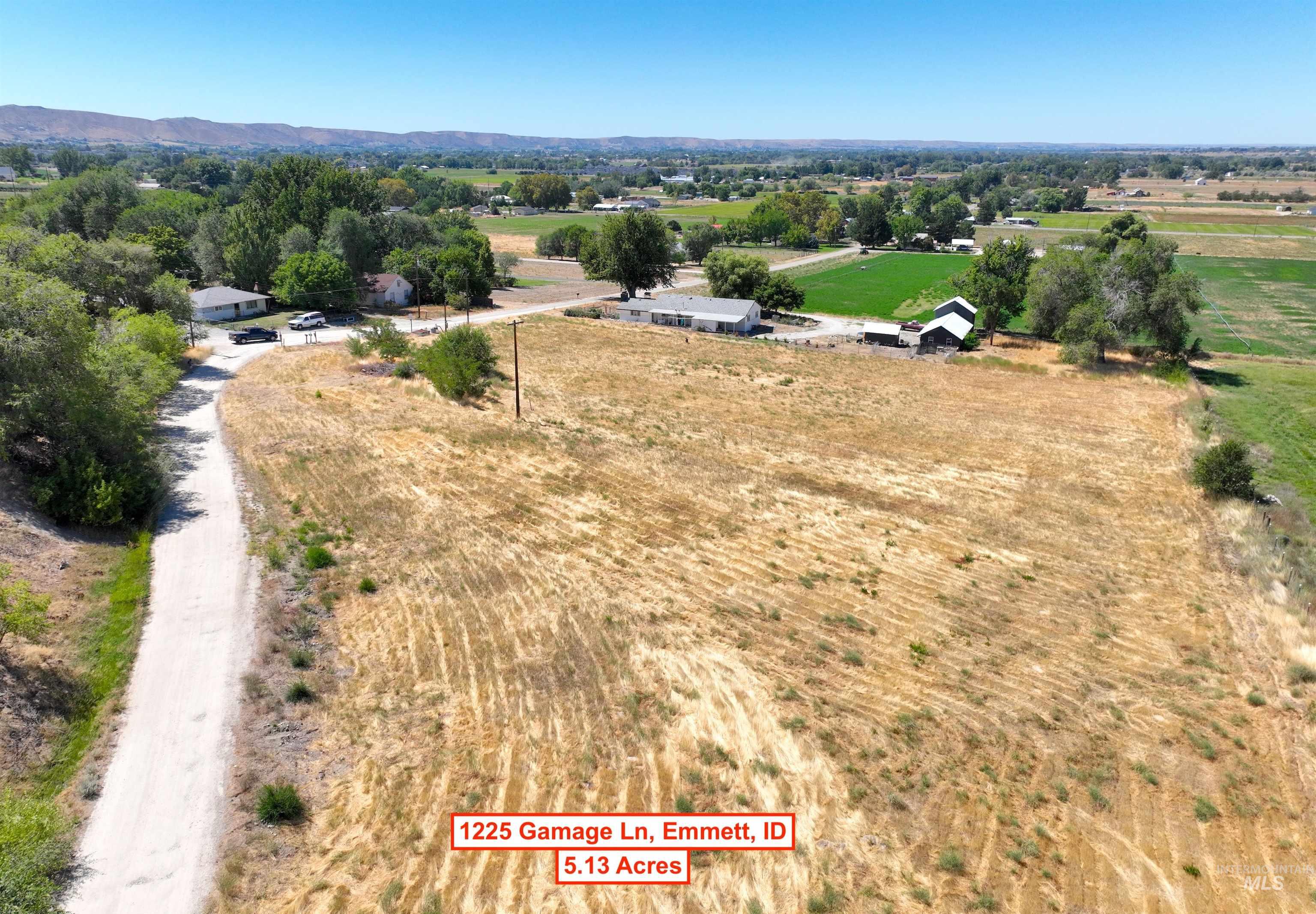 1225 Gamage Ln ., Emmett, Idaho 83617, Land For Sale, Price $335,000,MLS 98973383