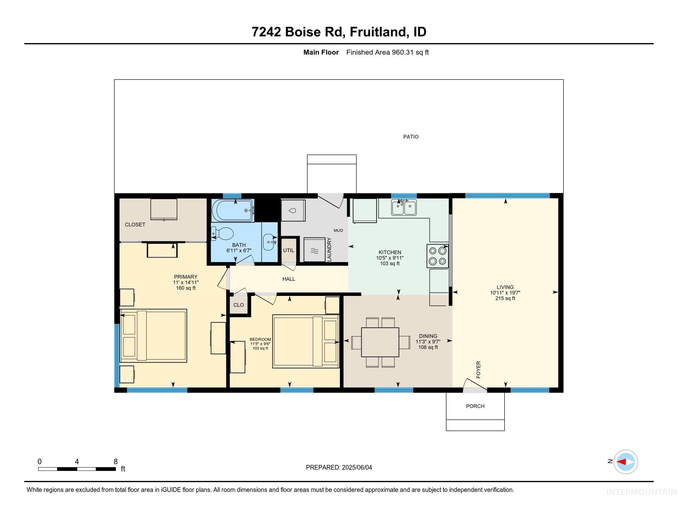 7242 Boise Rd, Fruitland, Idaho 83619-0000, 2 Bedrooms, 1 Bathroom, Residential For Sale, Price $425,000,MLS 98973421