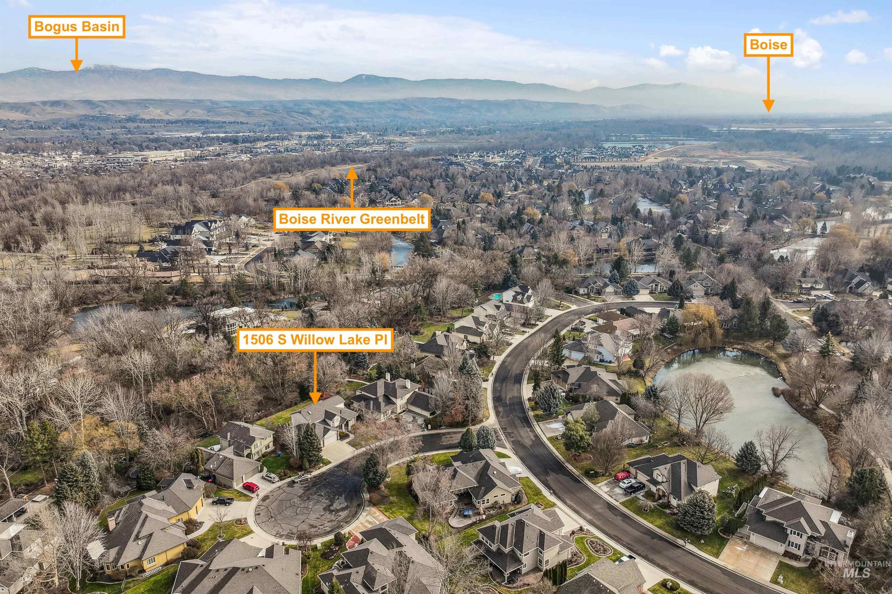 1506 S Willow Lake Place, Eagle, Idaho 83616, 5 Bedrooms, 3 Bathrooms, Residential For Sale, Price $852,500,MLS 98973465