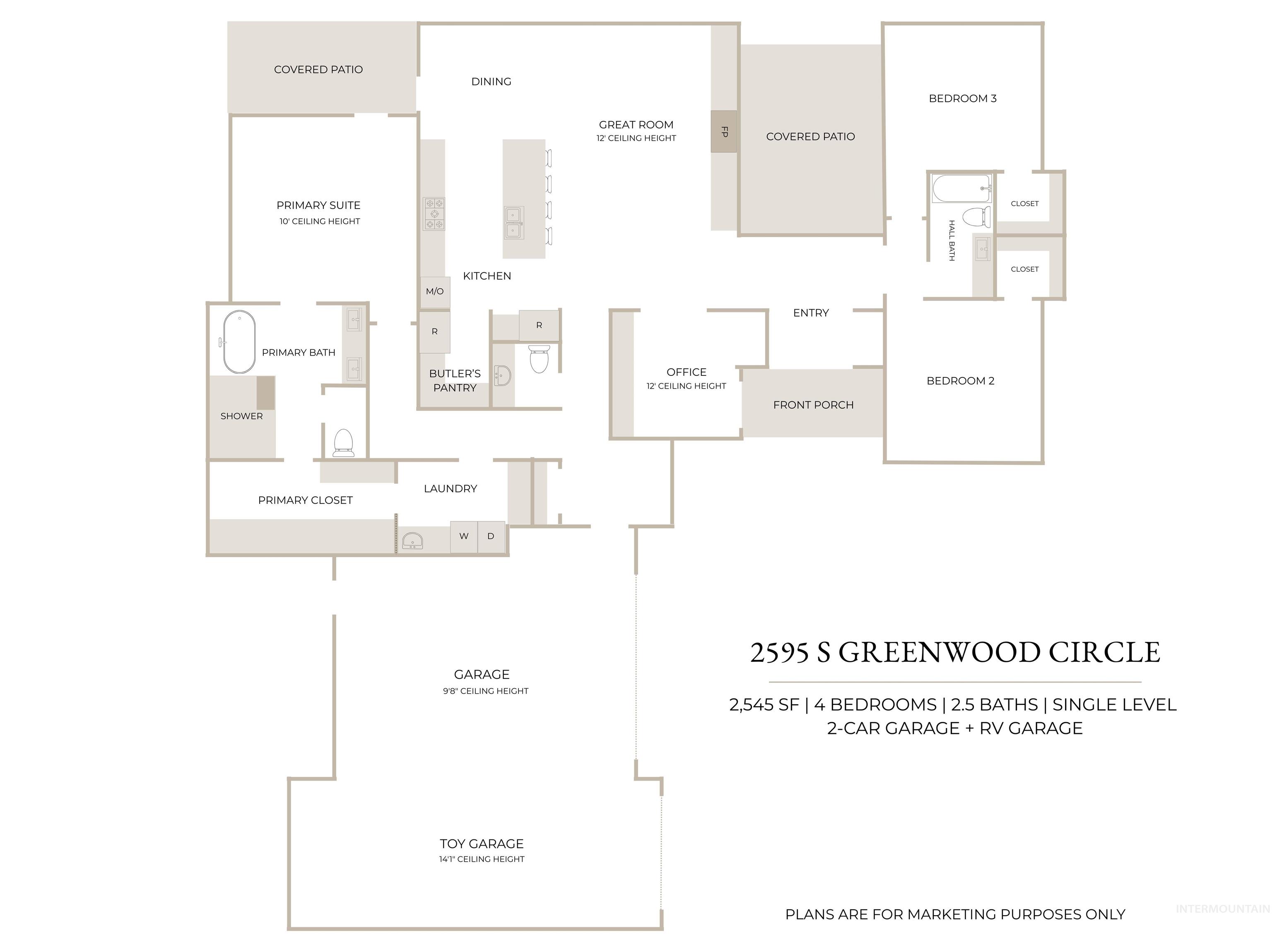 2595 S Greenwood Cir, Boise, Idaho 83706, 4 Bedrooms, 2.5 Bathrooms, Residential For Sale, Price $1,295,000, 98973642