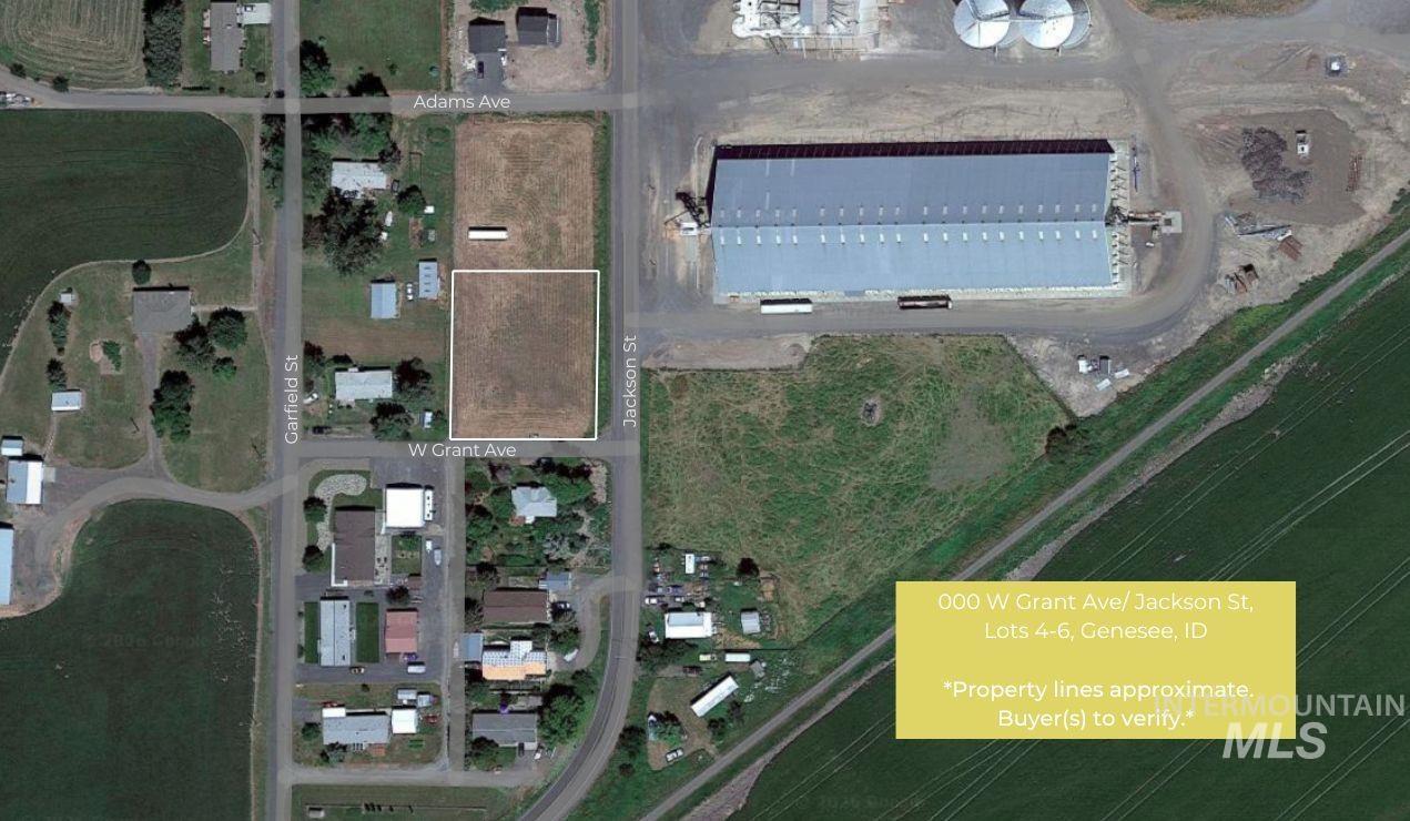 000 Jackson St/ W Grant Ave Lots 4-6, Genesee, Idaho 83832, Land For Sale, Price $99,000,MLS 98973662
