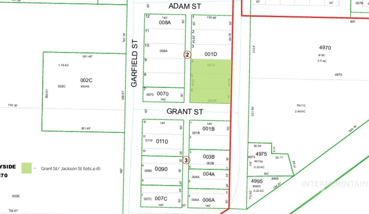 000 Jackson St/ W Grant Ave Lots 4-6, Genesee, Idaho 83832, Land For Sale, Price $99,000,MLS 98973662