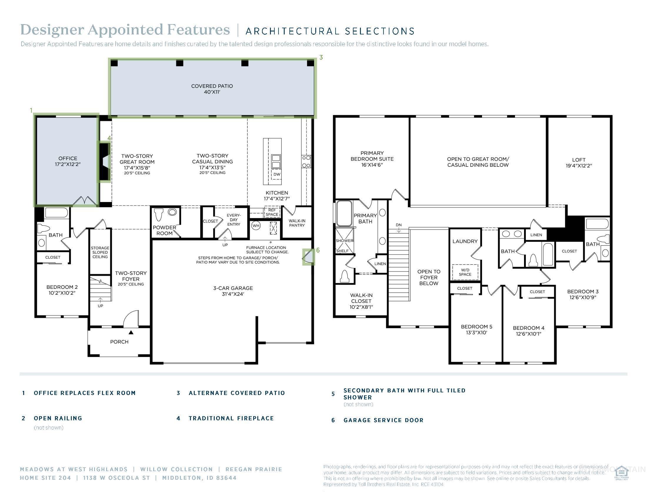 1138 W Osceola St, Middleton, Idaho 83644, 5 Bedrooms, 4.5 Bathrooms, Residential For Sale, Price $744,000,MLS 98973678