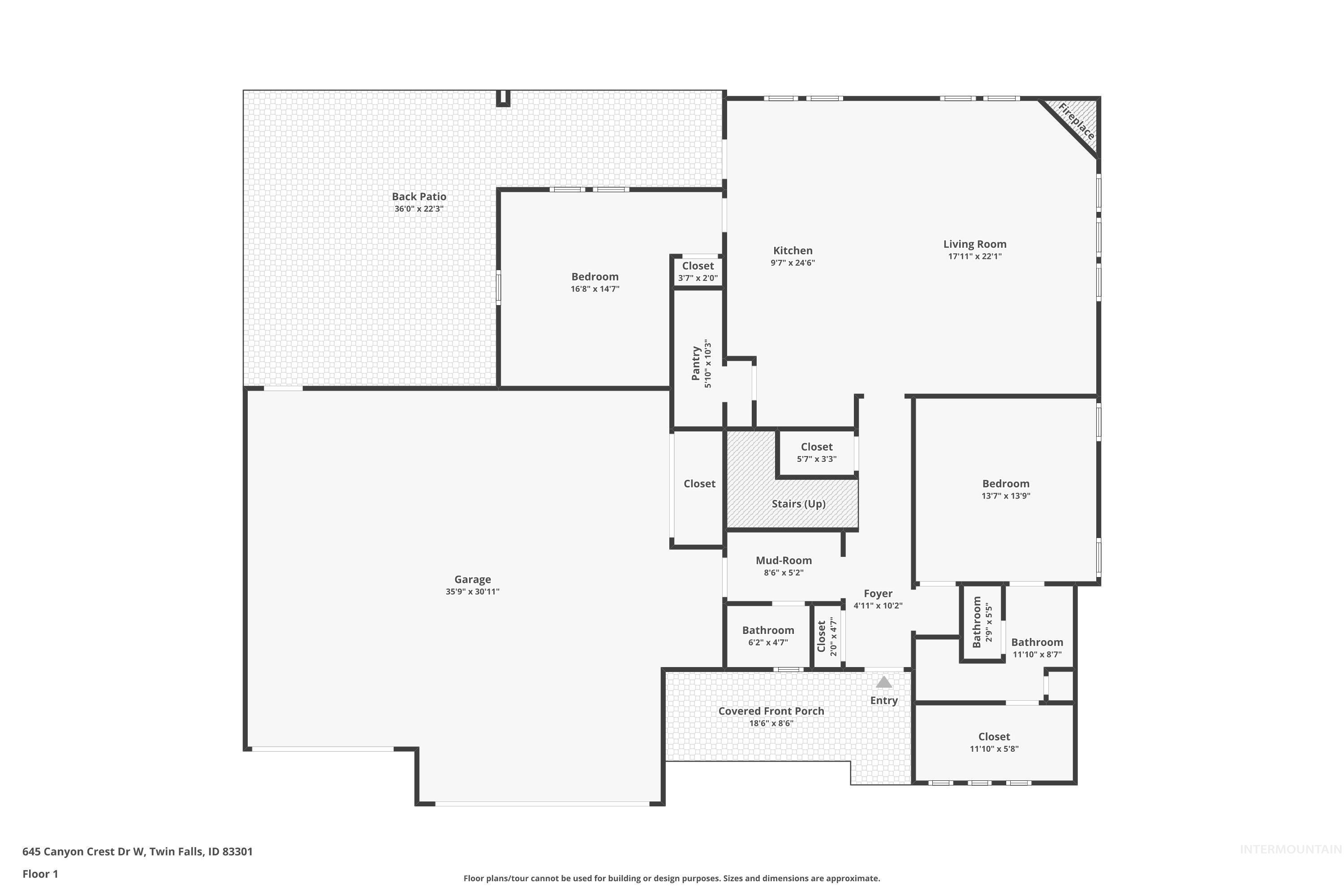 645 Canyon Crest Drive W, Twin Falls, Idaho 83301, 5 Bedrooms, 3.5 Bathrooms, Residential For Sale, Price $735,000,MLS 98973924