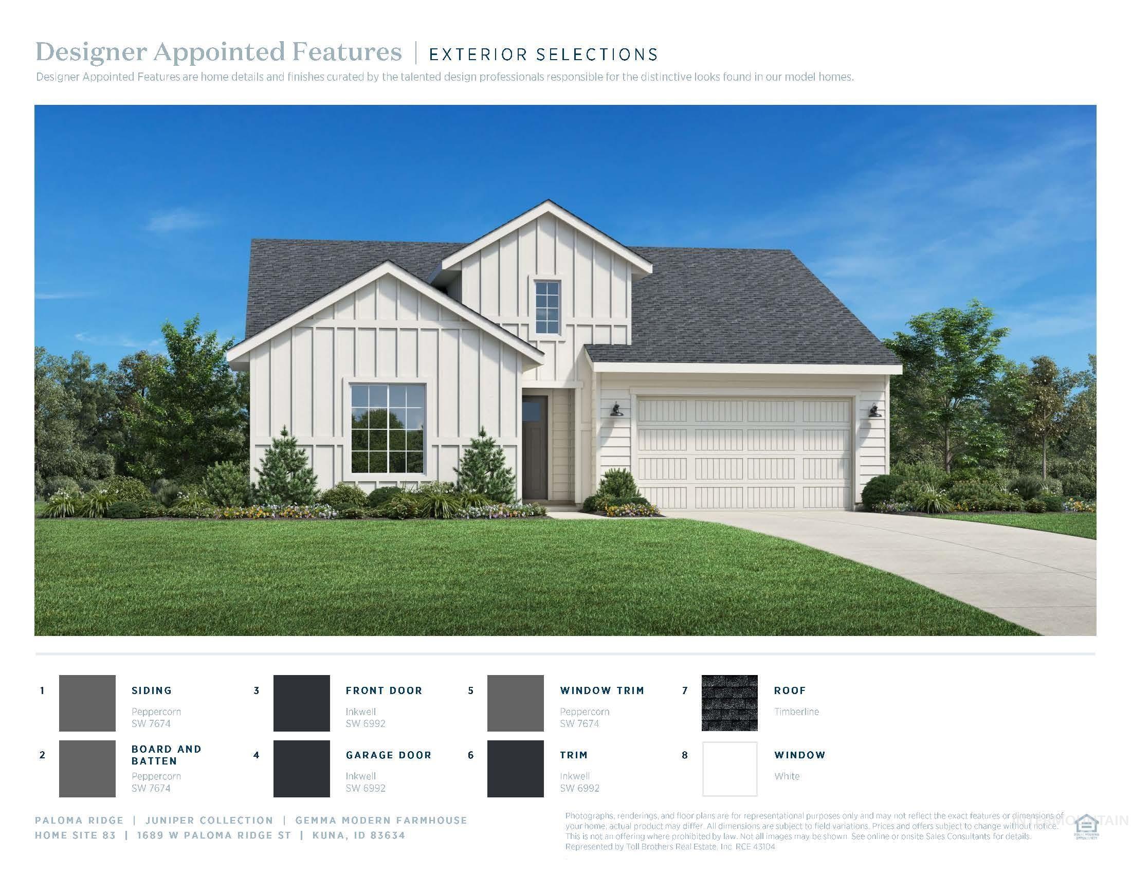 1689 W Paloma Ridge St, Meridian, Idaho 83642, 3 Bedrooms, 2 Bathrooms, Residential For Sale, Price $499,000,MLS 98974064