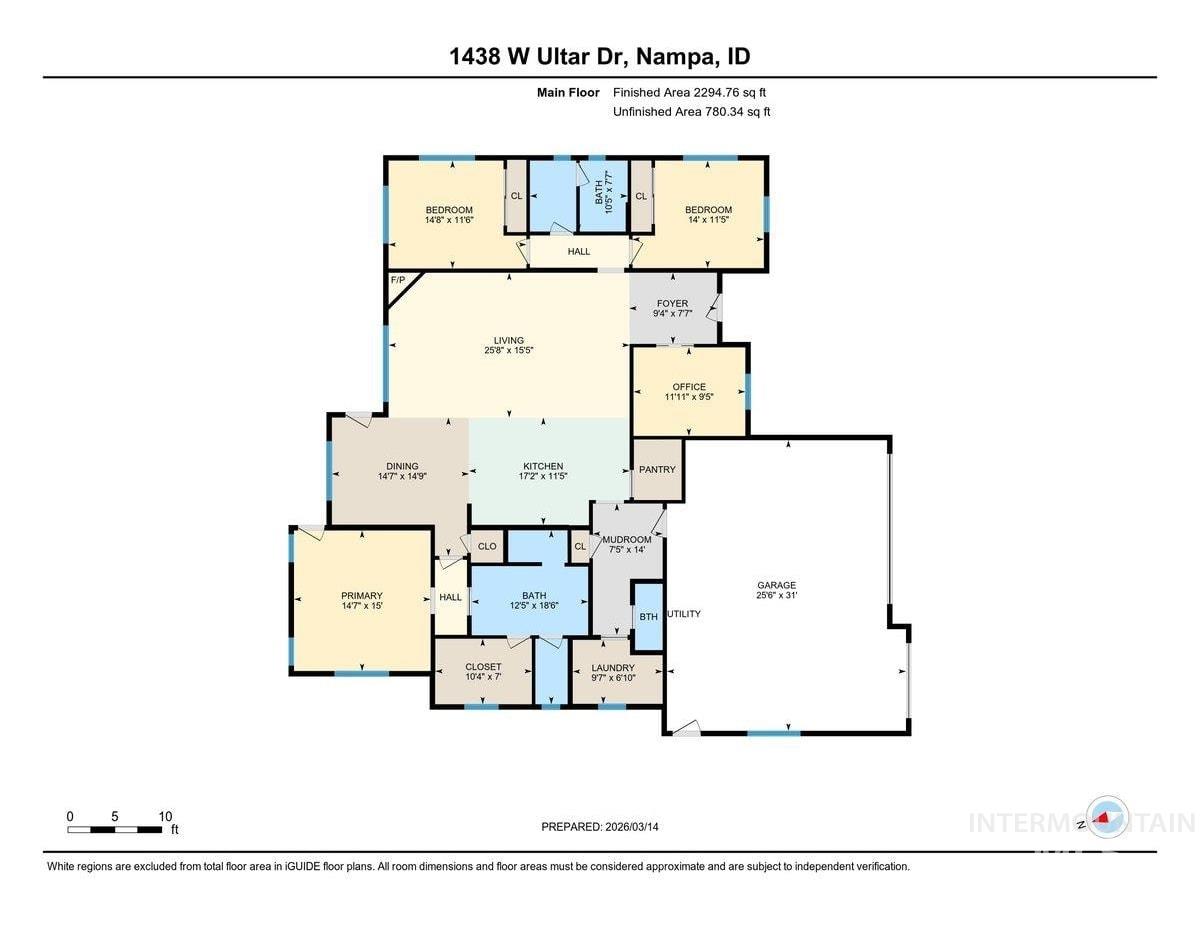 1438 W Ultar Dr., Nampa, Idaho 83686, 3 Bedrooms, 2.5 Bathrooms, Residential For Sale, Price $774,900,MLS 98974101