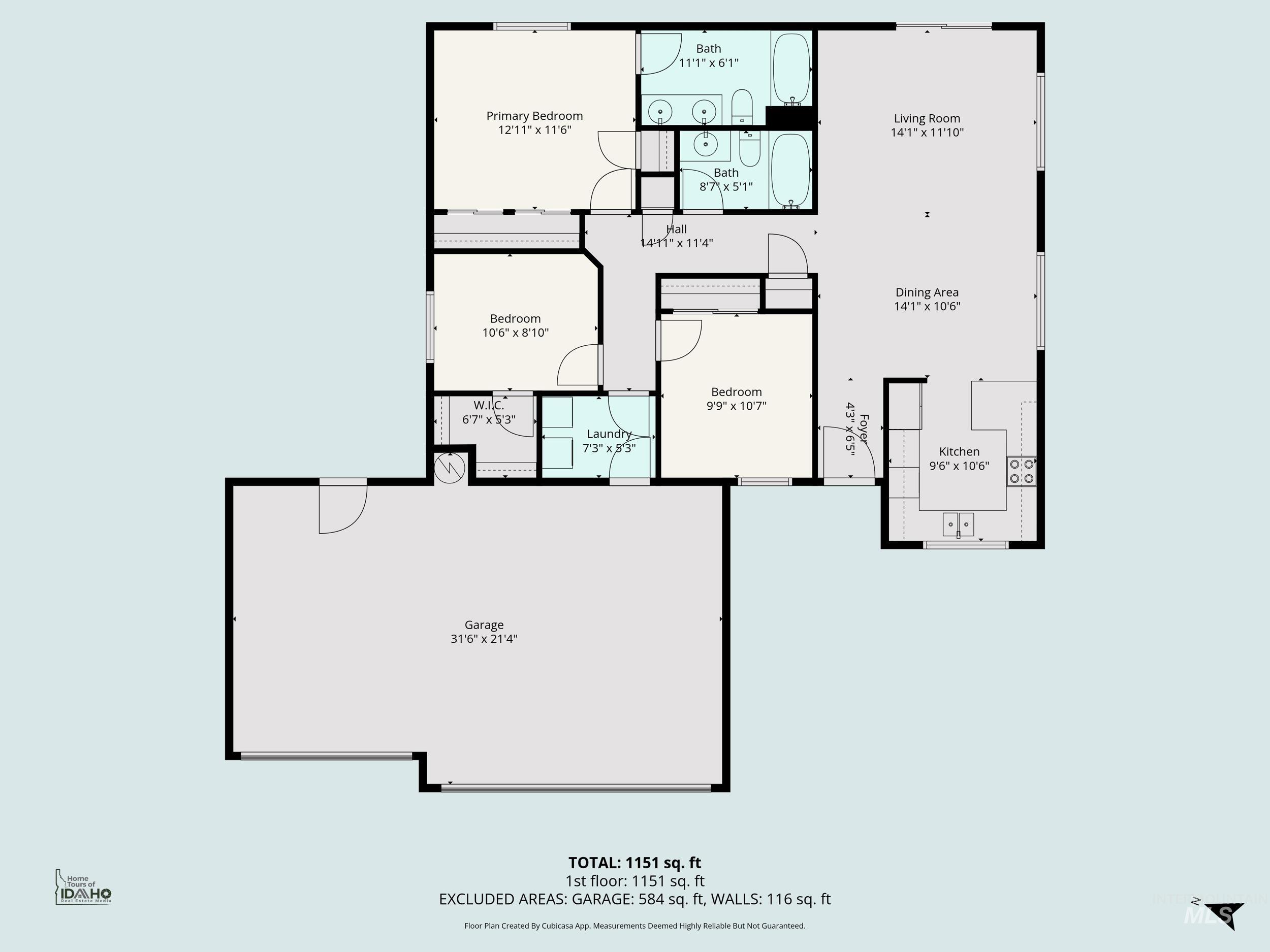 1218 S 19th St, Nampa, Idaho 83686, 3 Bedrooms, 2 Bathrooms, Residential For Sale, Price $407,000,MLS 98974106