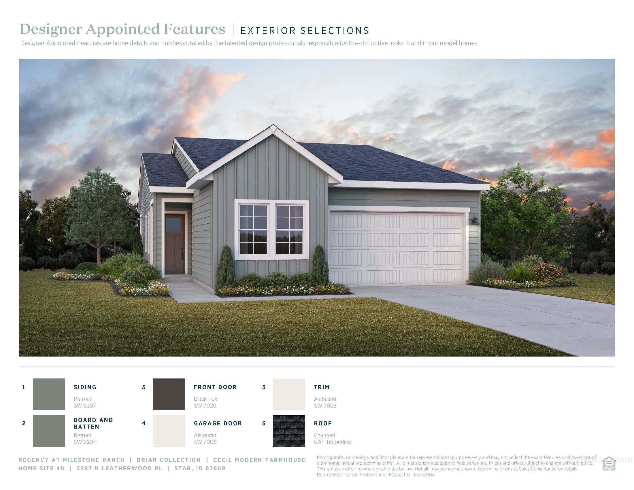 2287 N Leatherwood Pl, Star, Idaho 83669, 2 Bedrooms, 2 Bathrooms, Residential For Sale, Price $547,000, 98974146