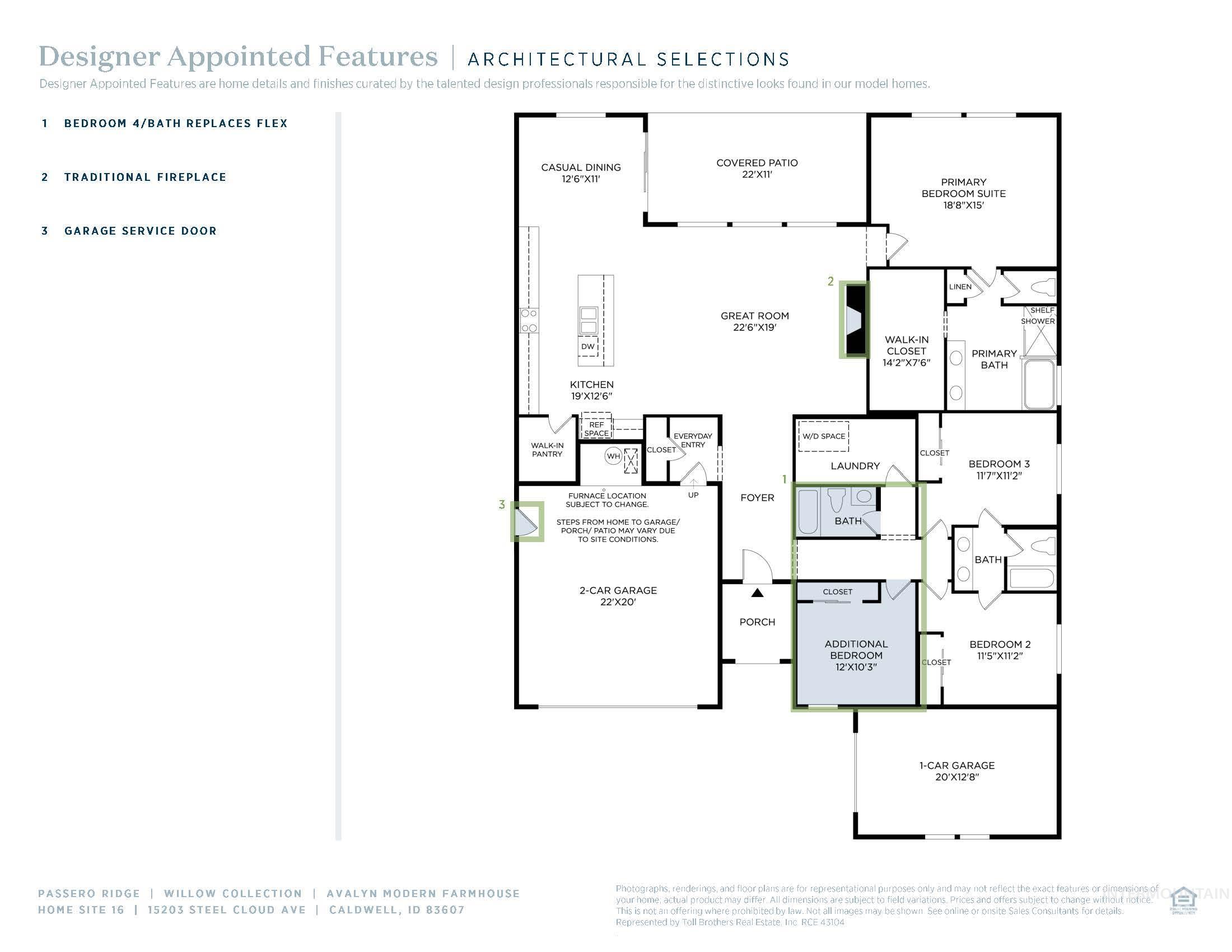 15203 Steel Cloud Ave, Caldwell, Idaho 83607, 4 Bedrooms, 3 Bathrooms, Residential For Sale, Price $605,000,MLS 98974159