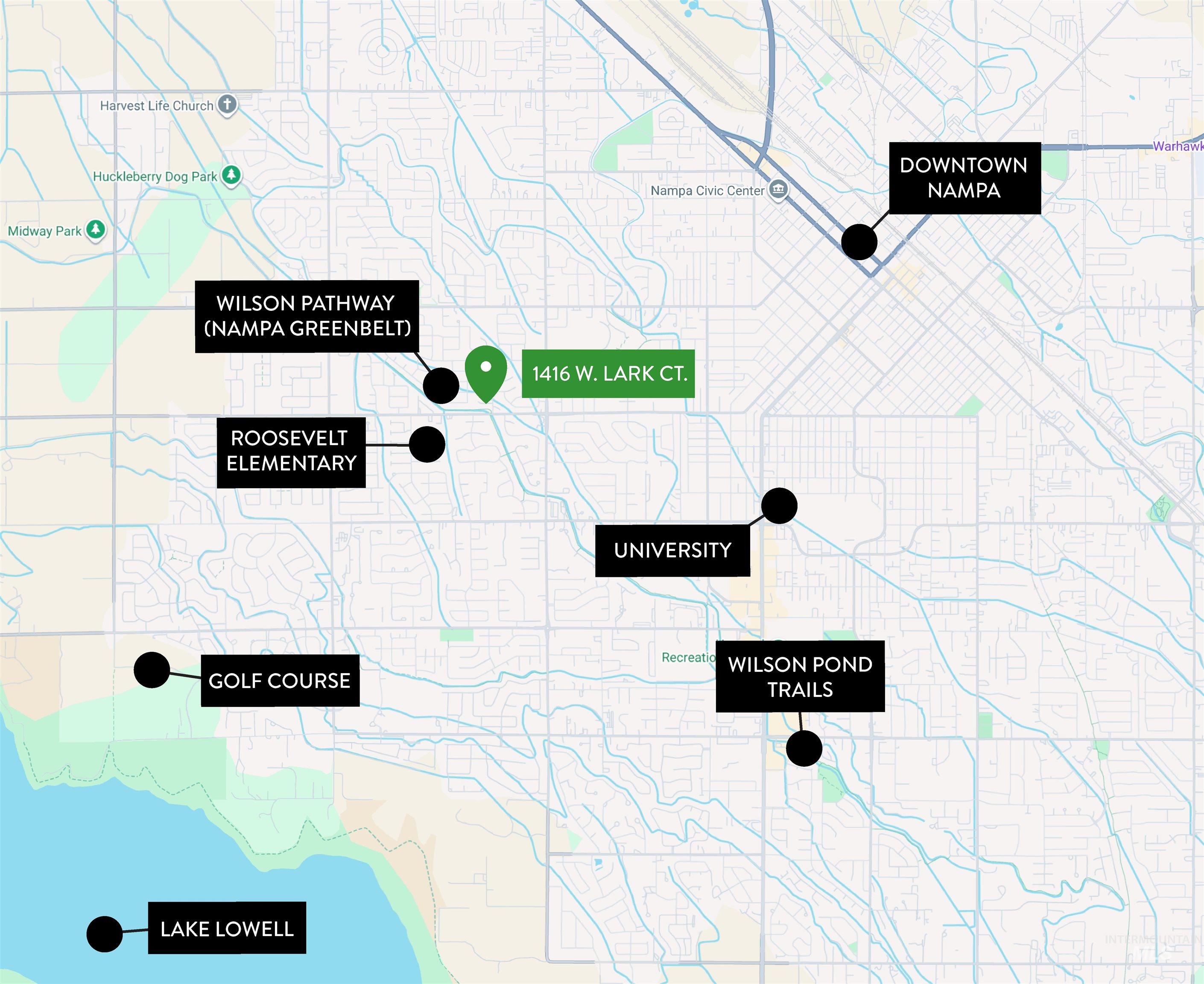 1419 W Lark Ct, Nampa, Idaho 83651, 3 Bedrooms, 2 Bathrooms, Residential For Sale, Price $349,900,MLS 98974363