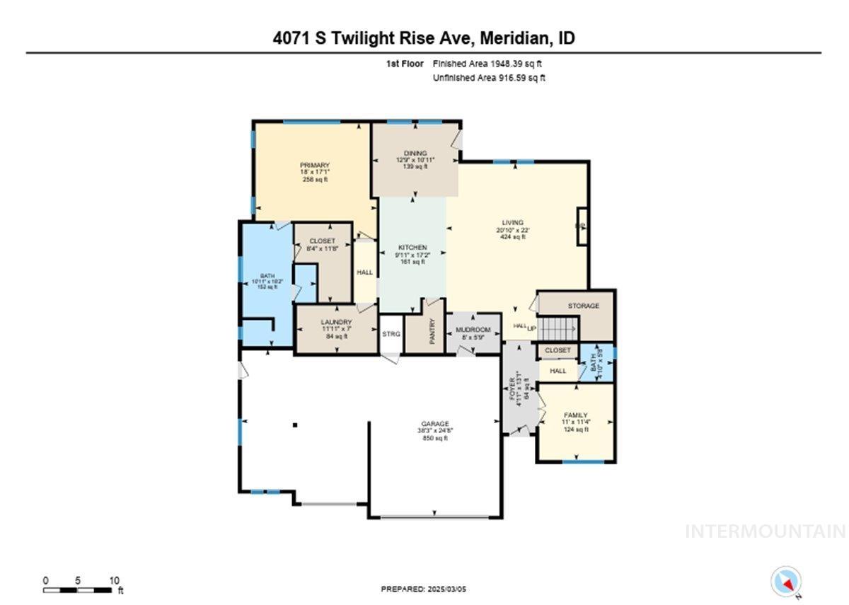 4071 S Twilight Rise Ave, Meridian, Idaho 83642, 5 Bedrooms, 3.5 Bathrooms, Residential For Sale, Price $879,900,MLS 98974606