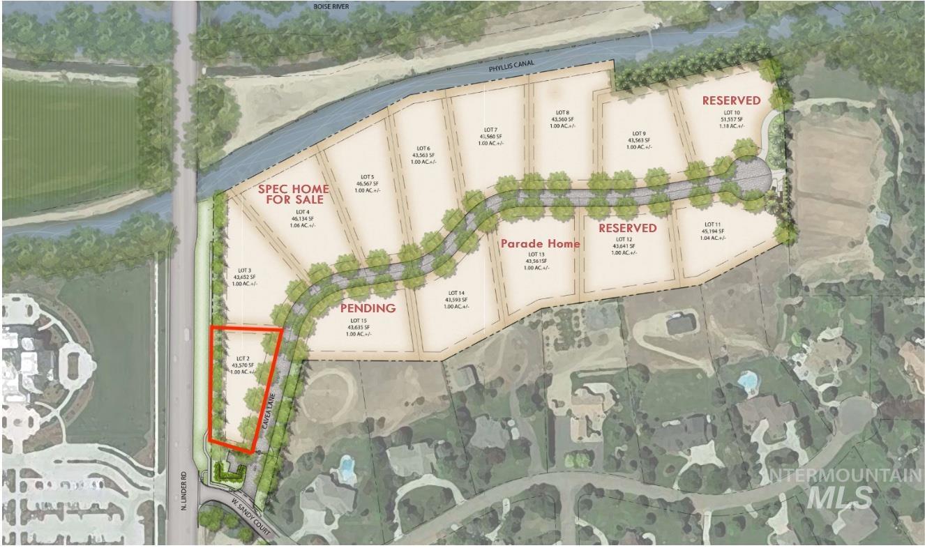 7377 N Cavea Ln, Meridian, Idaho 83646, Land For Sale, Price $375,000,MLS 98974607